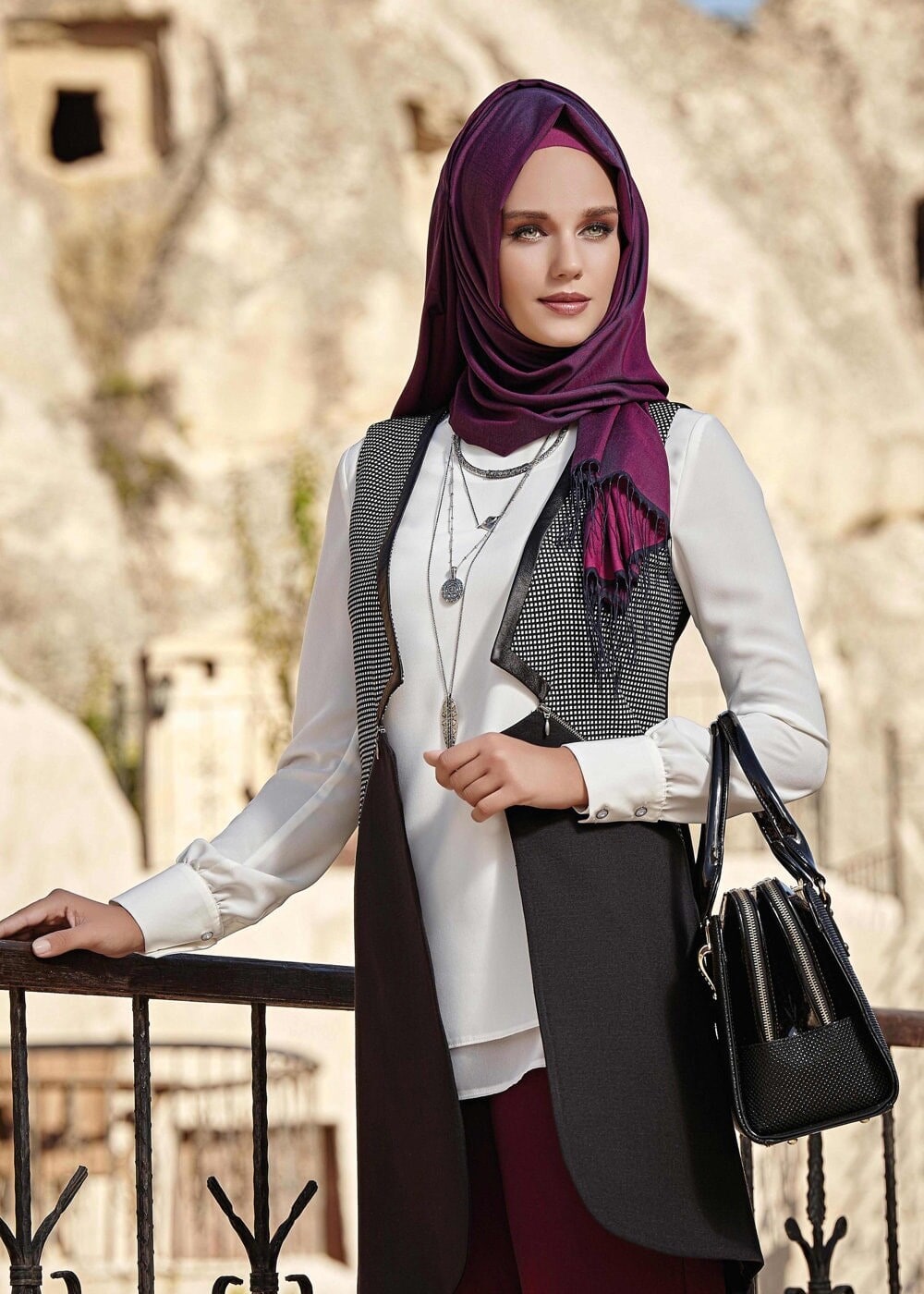 Tesettür giyim BEYAZ 4044 TUNİK