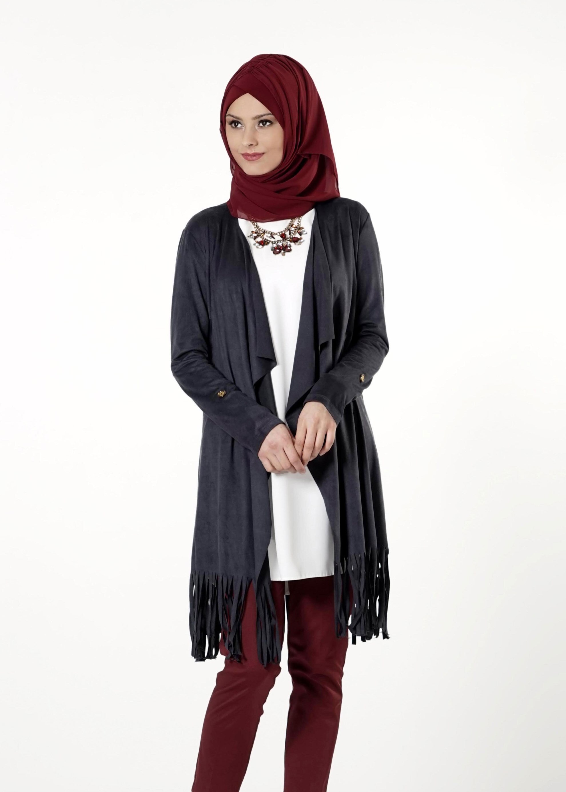 Tesettür giyim LACİVERT 4092 TUNİK