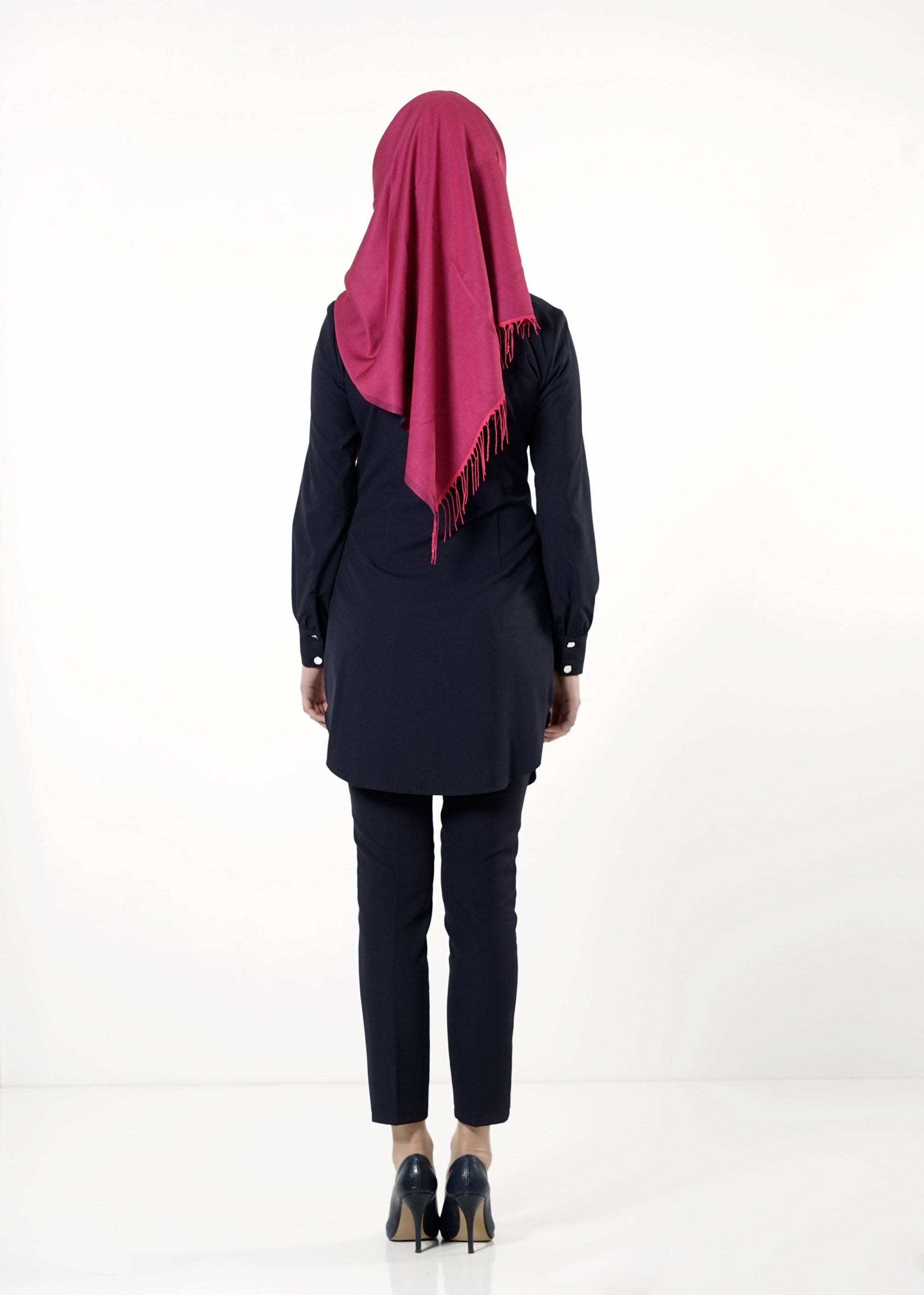 Tesettür giyim LACİVERT 4093 TUNİK