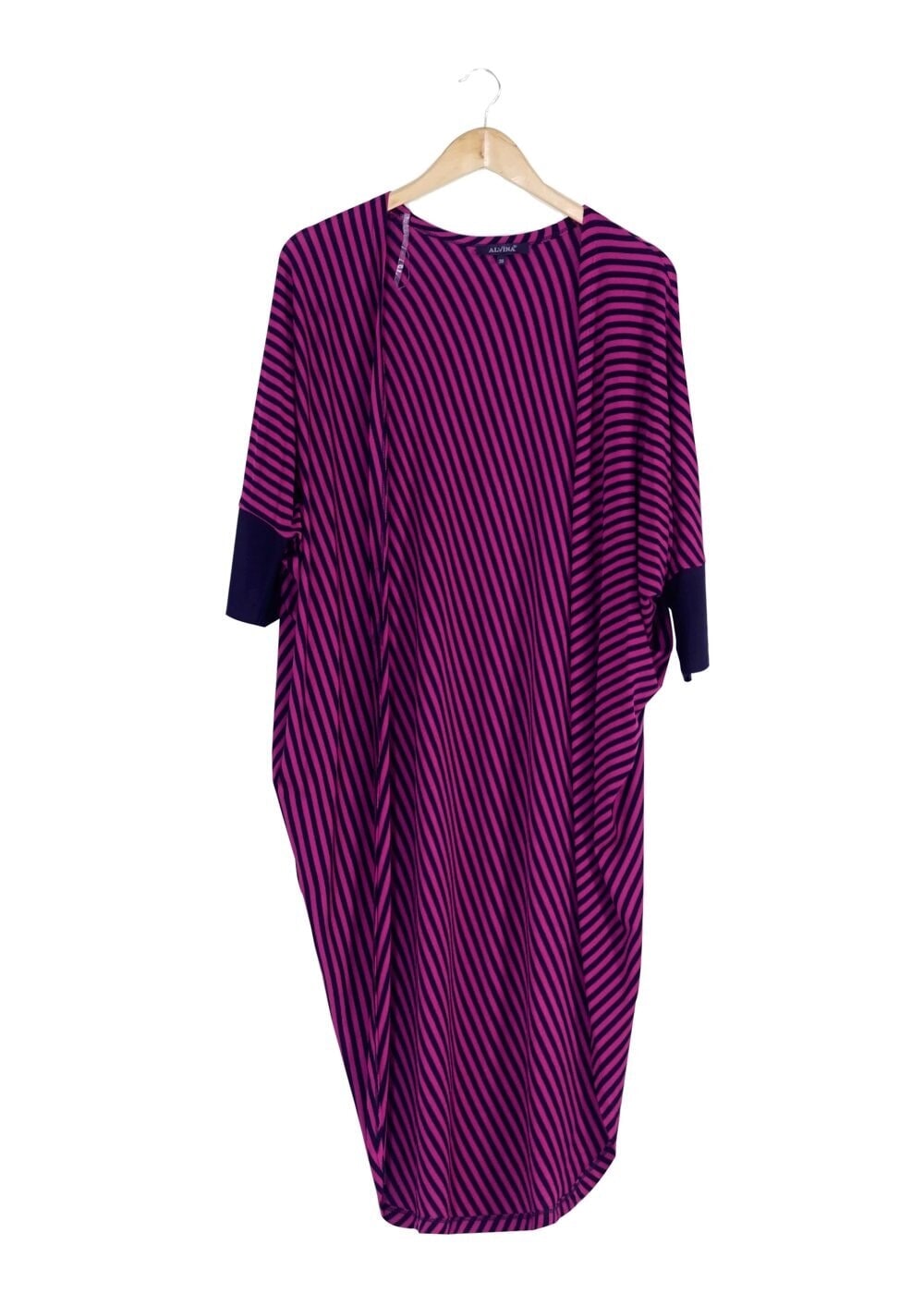 Tesettür giyim FUŞYA ÇİZGİLİ TUNİK 4103 