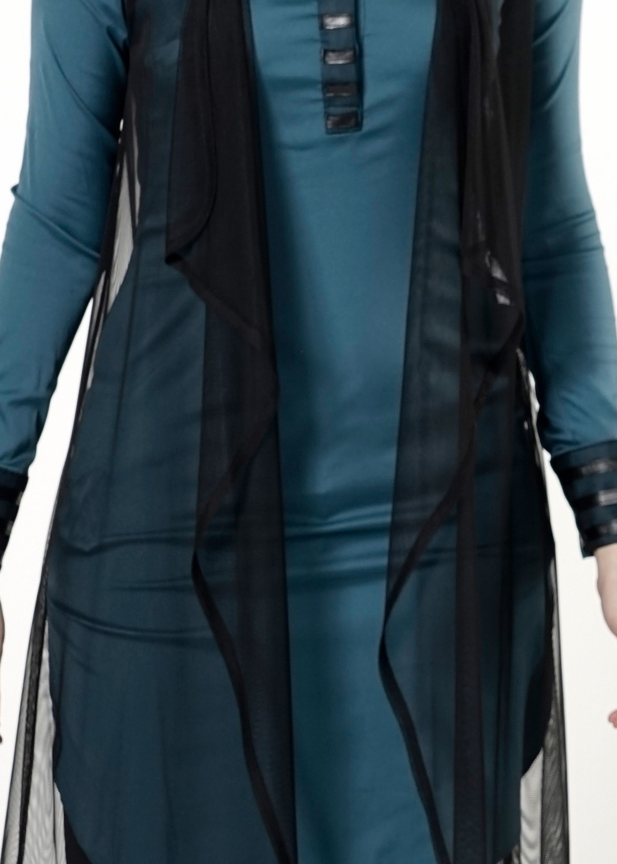 Tesettür giyim MAVİ 4129 TUNİK 