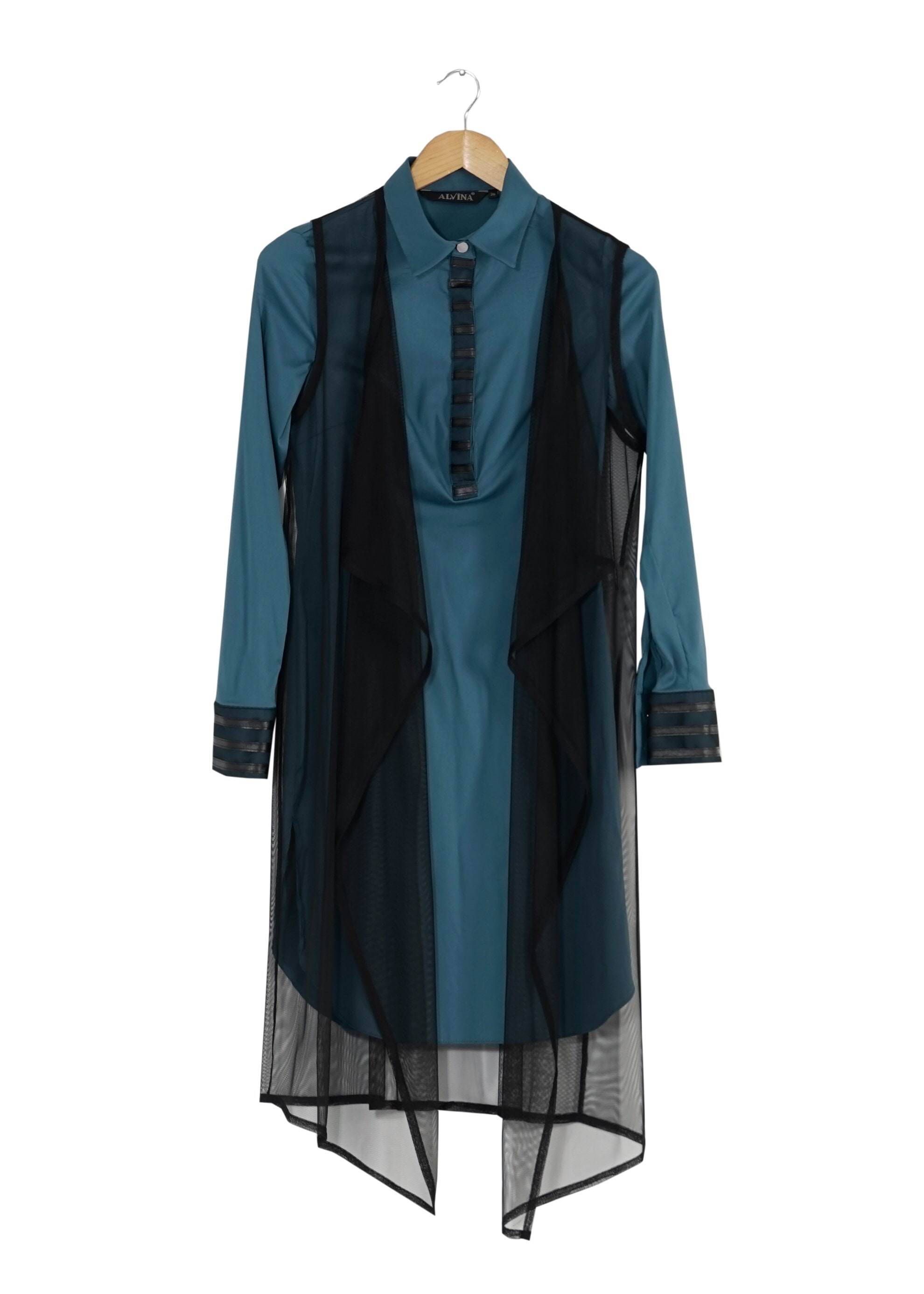 Tesettür giyim MAVİ 4129 TUNİK 