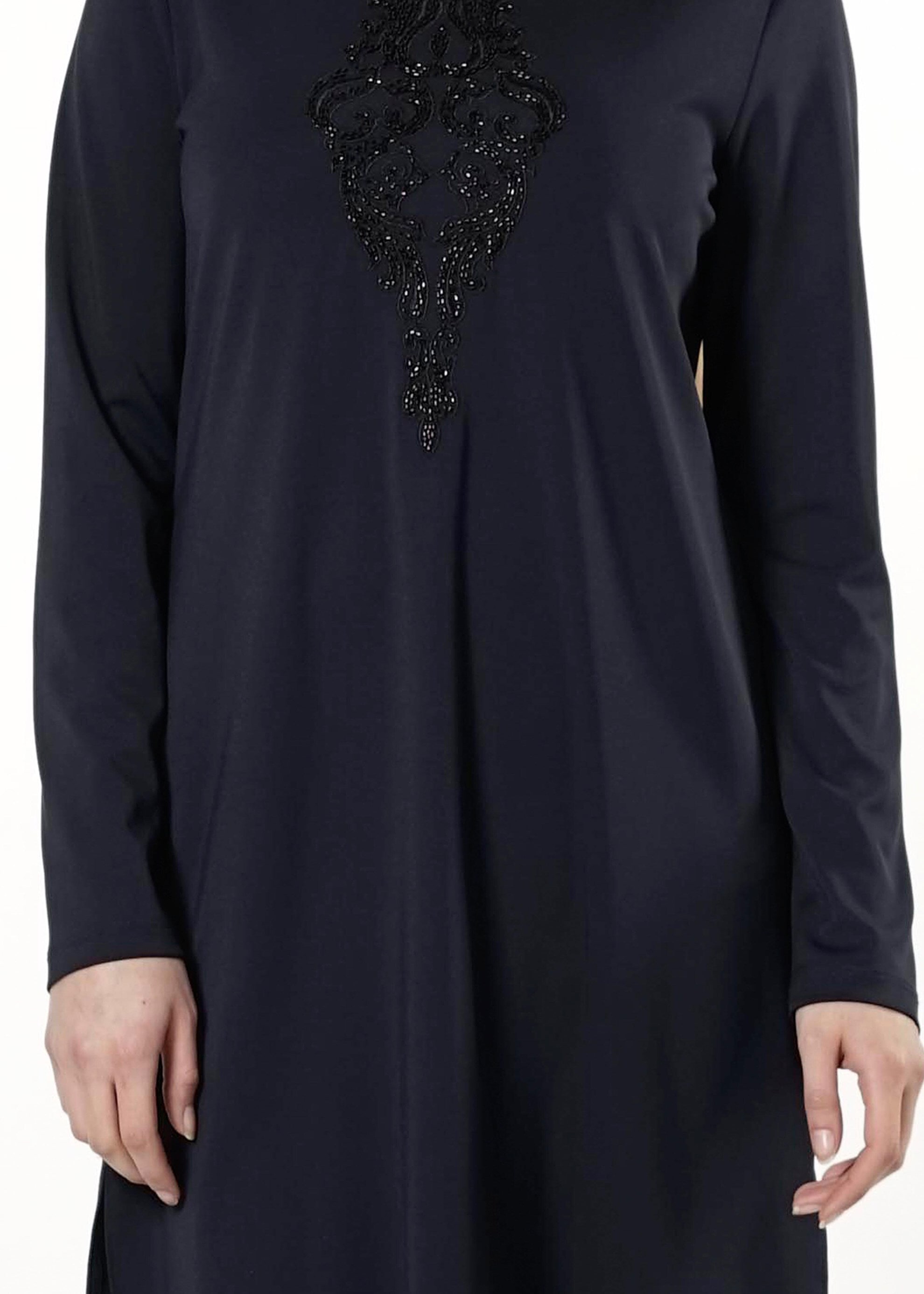 Tesettür giyim LACİVERT 4131 TUNİK