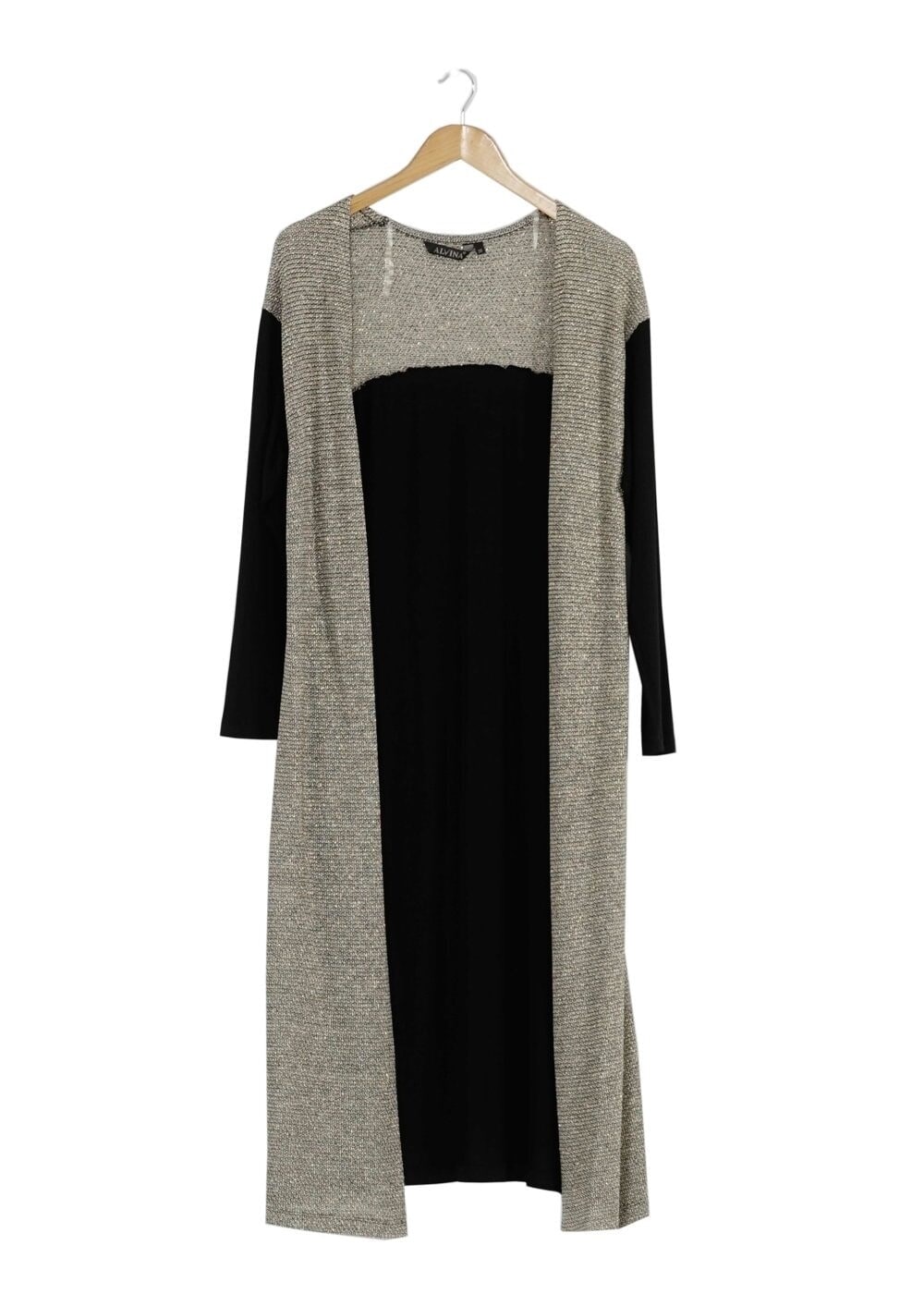 Tesettür giyim SİYAH SİMLİ TUNİK 4132 