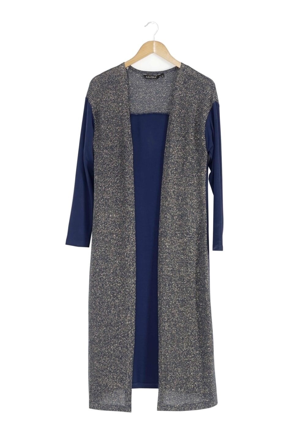 Tesettür giyim LACİVERT SİMLİ TUNİK 4132 