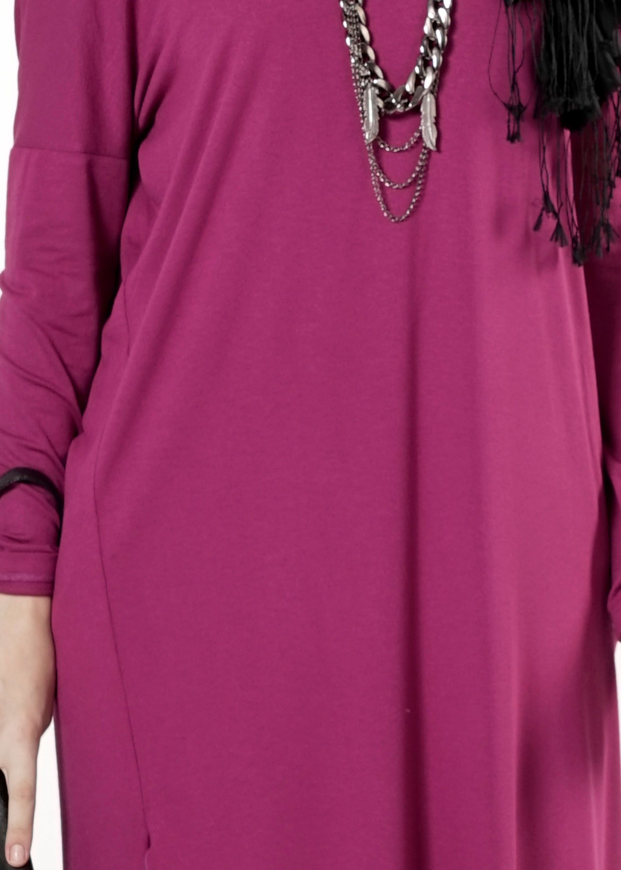 Tesettür giyim FUŞYA 4138 TUNİK