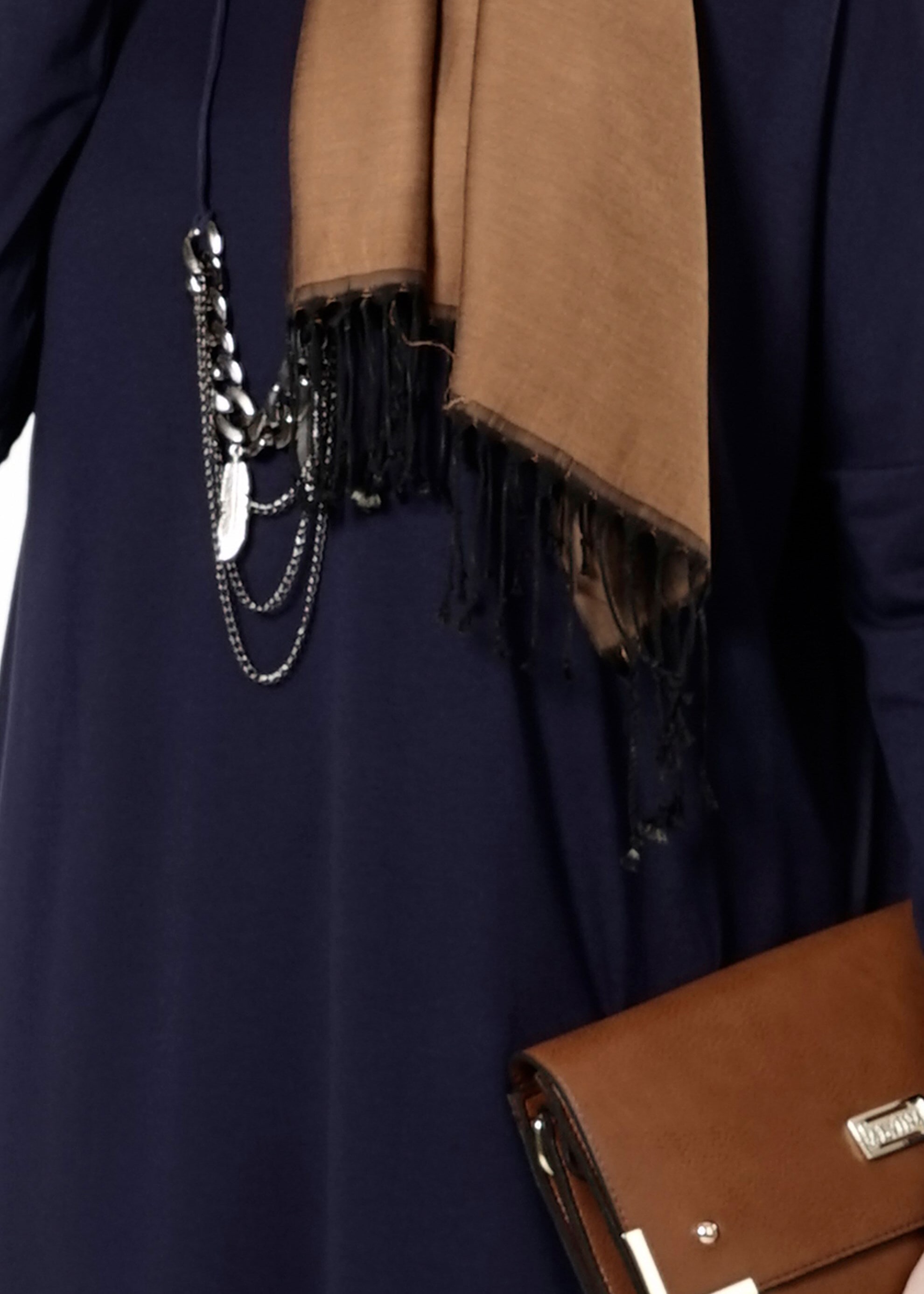 Tesettür giyim LACİVERT 4138 TUNİK