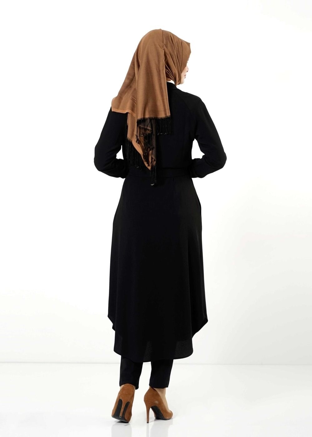 Tesettür giyim SİYAH 4156 TUNİK