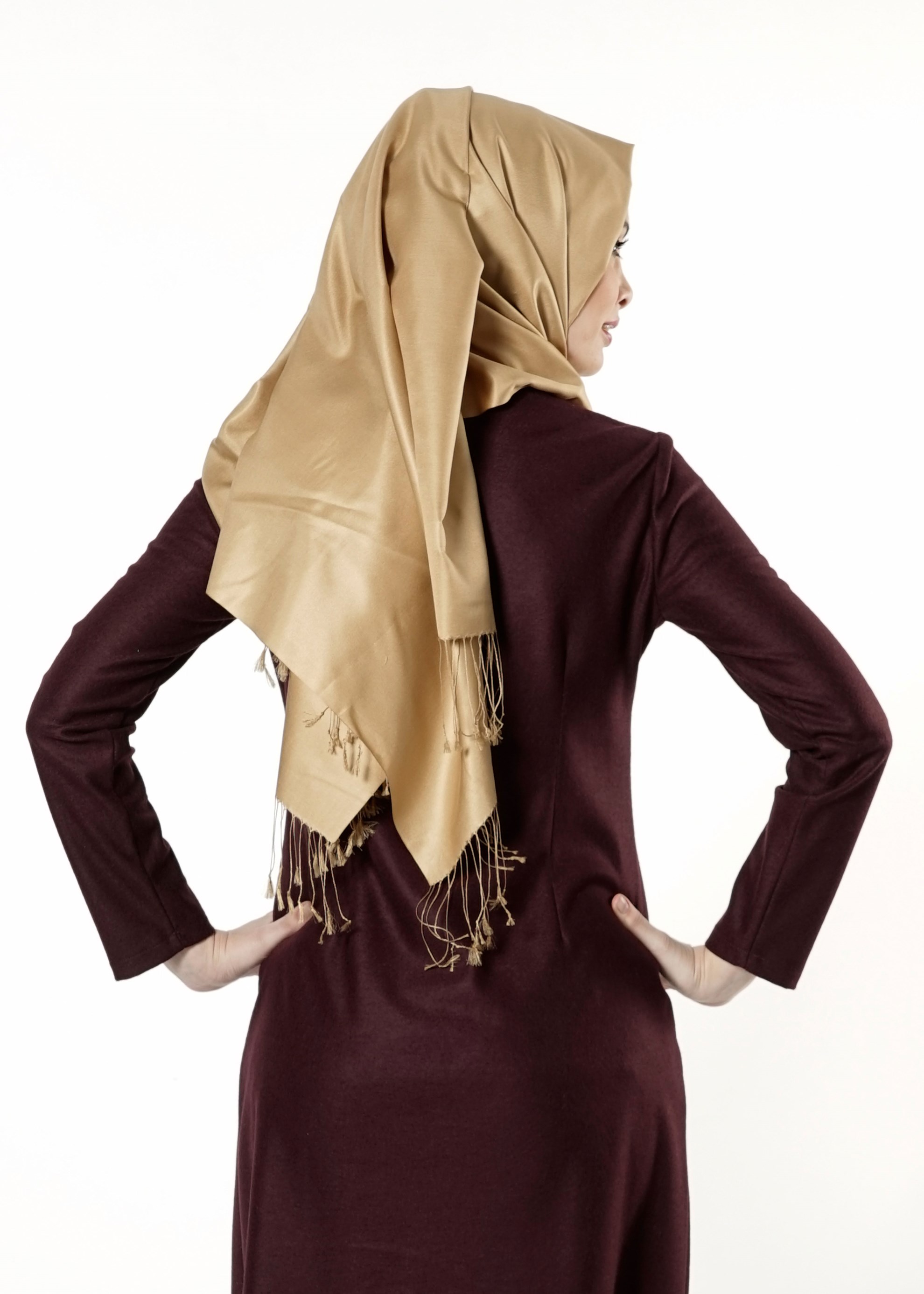 Tesettür giyim BORDO 4159 TUNİK