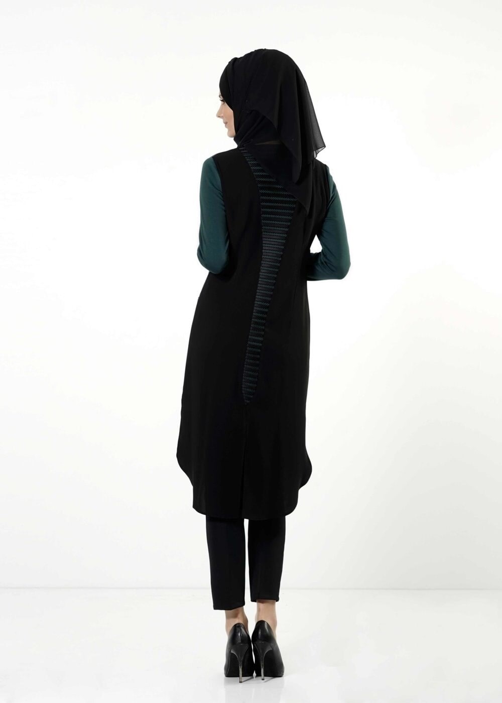 Tesettür giyim YEŞİL 4161 TUNİK