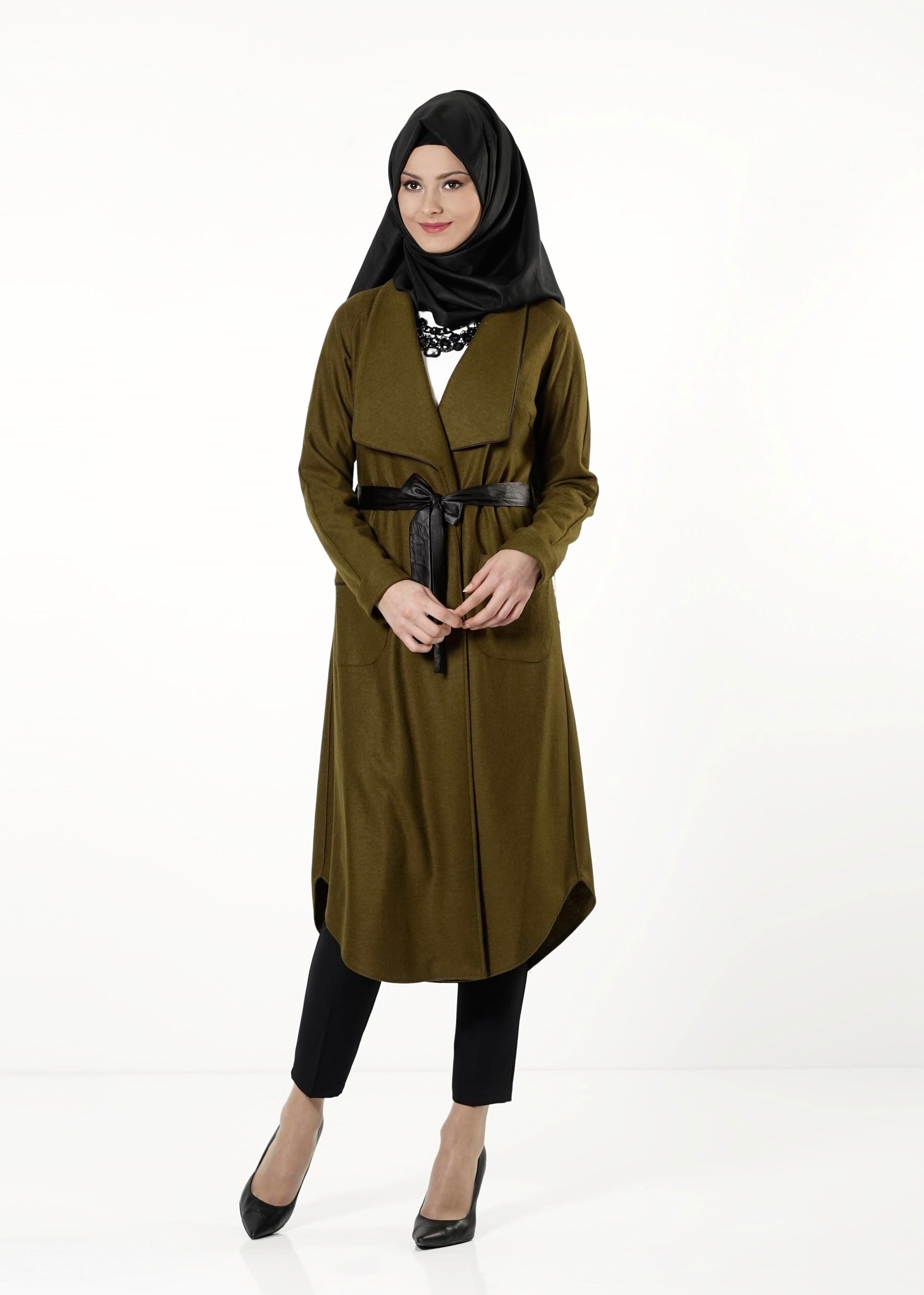 Tesettür giyim YEŞİL 4198 TUNİK