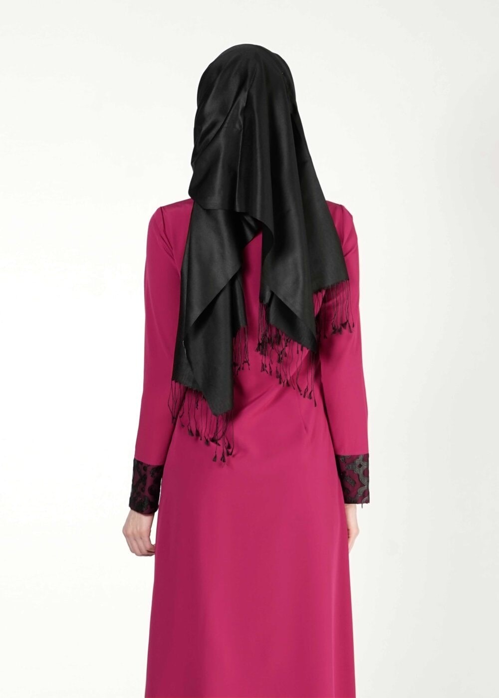 Tesettür giyim FUŞYA GÜPÜRLÜ TUNİK 4791 