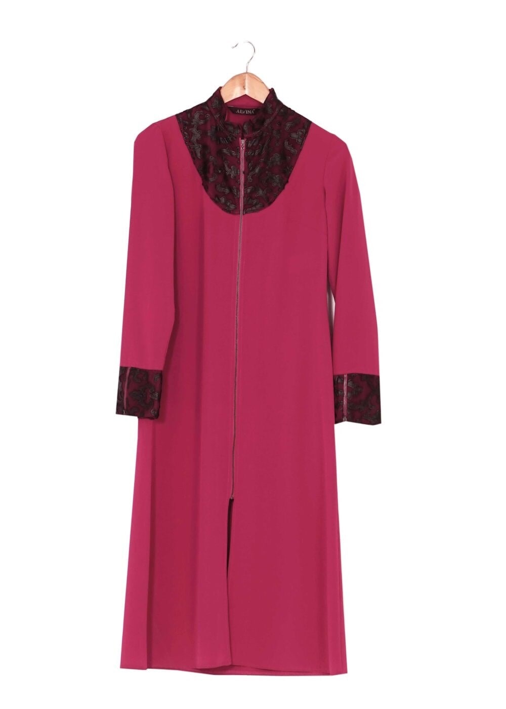 Tesettür giyim FUŞYA GÜPÜRLÜ TUNİK 4791 