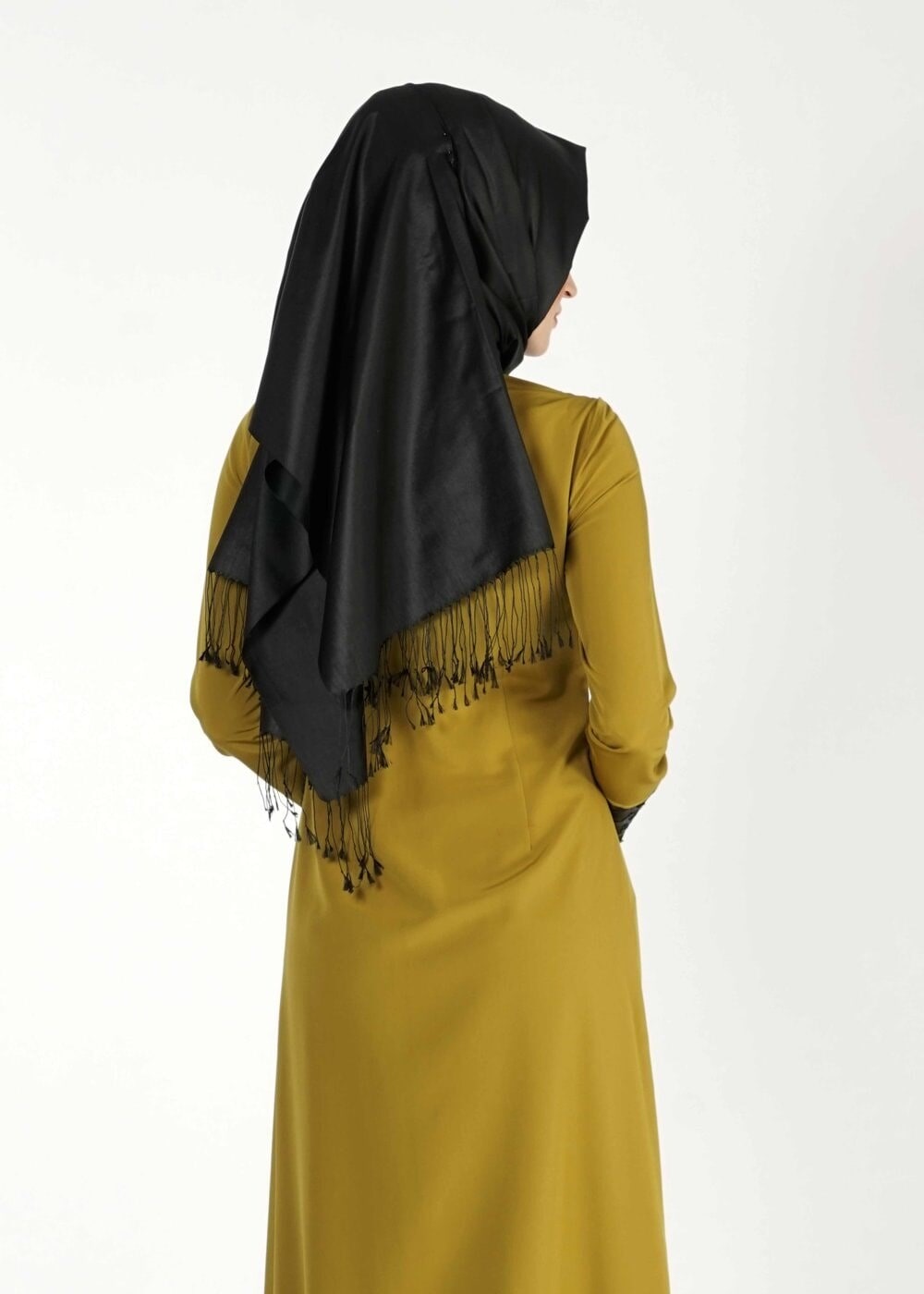 Tesettür giyim YEŞİL GÜPÜRLÜ TUNİK 4791 