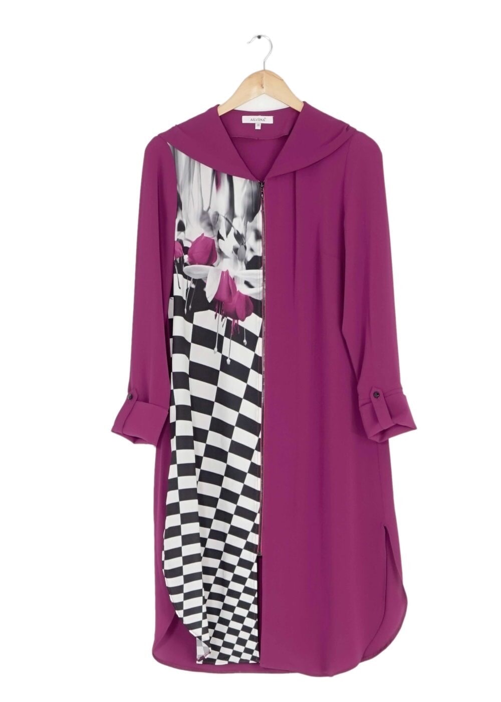 Tesettür giyim FUŞYA 4894 TUNİK