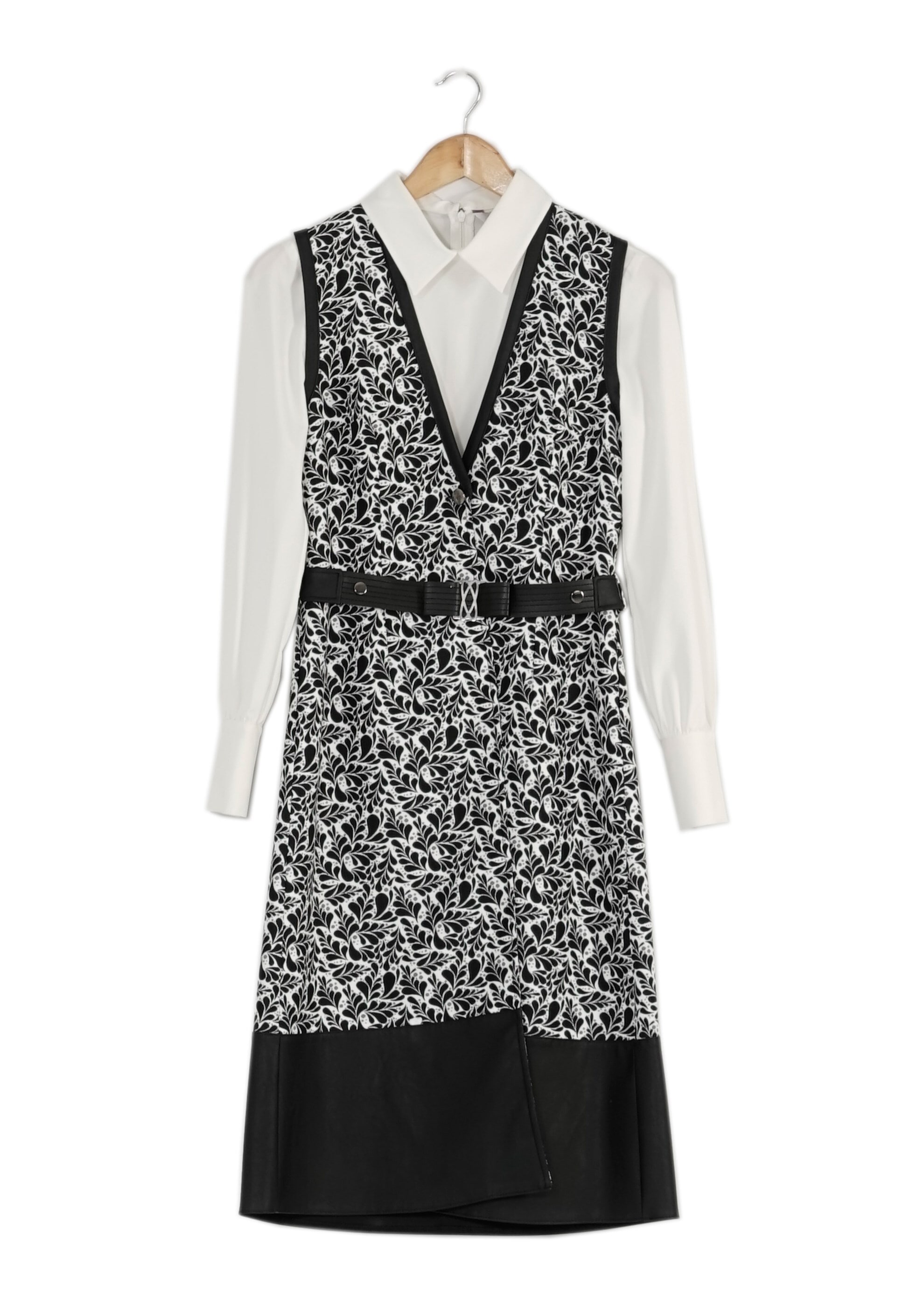 Tesettür giyim SİYAH 4004-2 TUNİK & YELEK