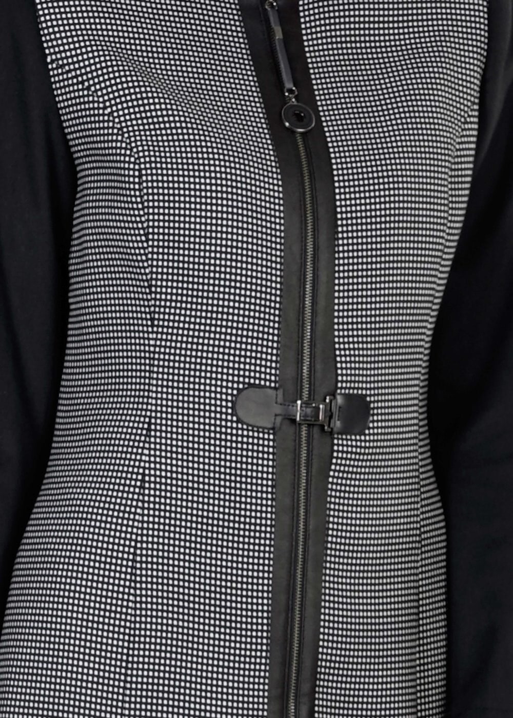 Tesettür giyim LACİVERT PÖTİKARE DESEN TRENÇKOT 1591 