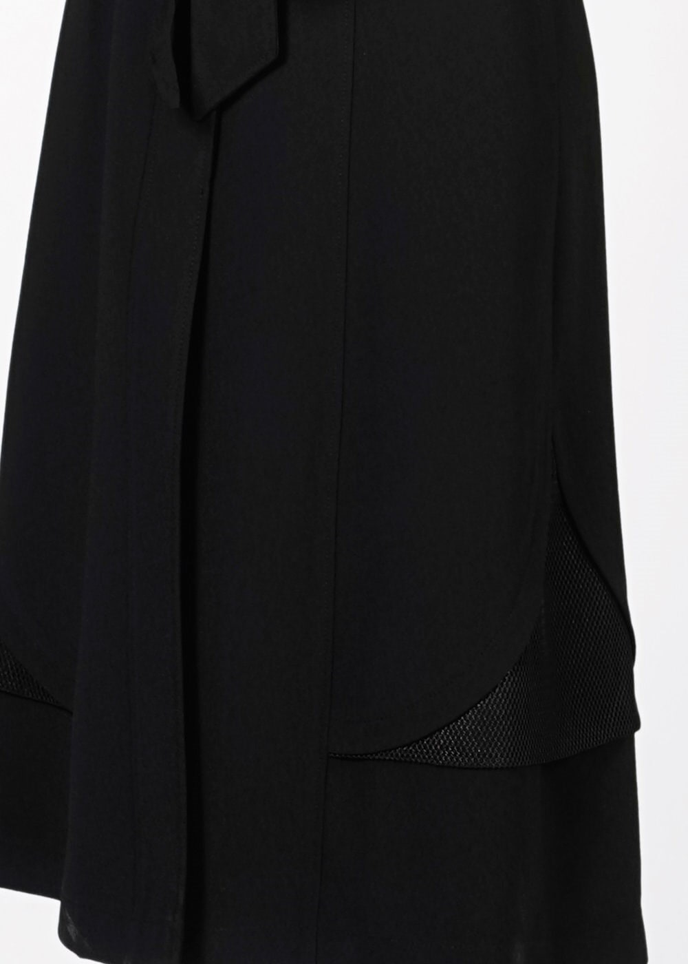 Tesettür giyim SİYAH 1609 TRENÇKOT