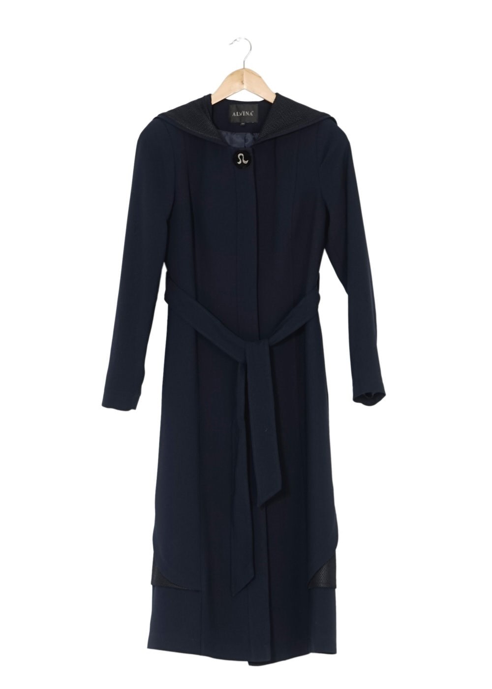 Tesettür giyim LACİVERT 1609 TRENÇKOT