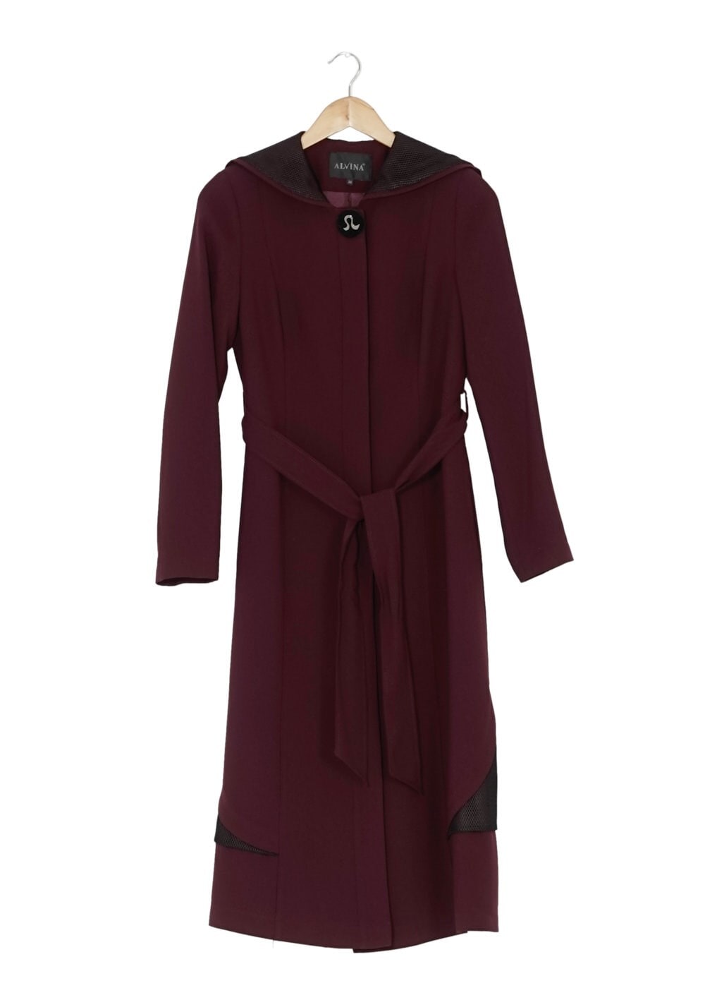 Tesettür giyim MÜRDÜM 1609 TRENÇKOT