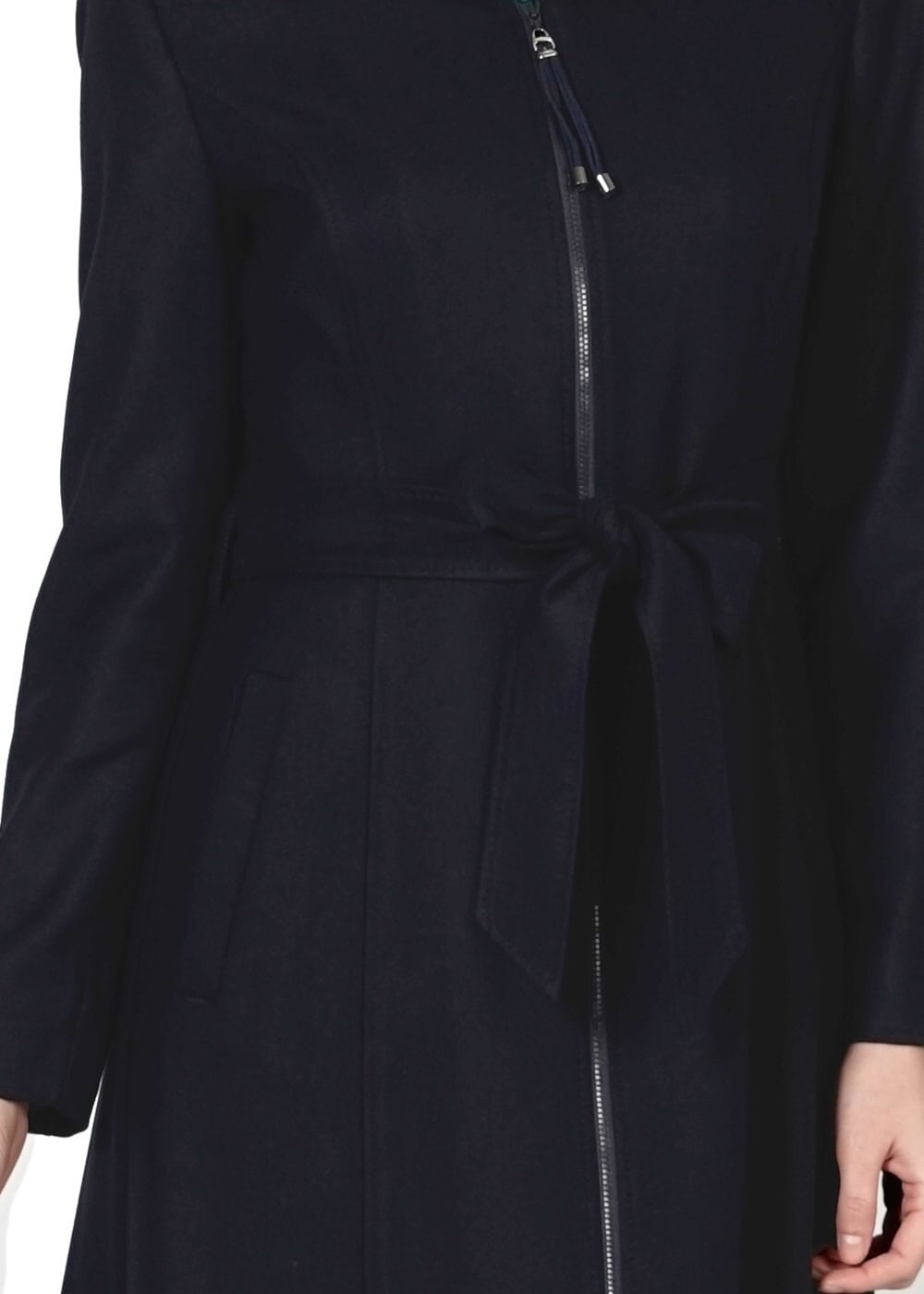 Tesettür giyim LACİVERT 1616 Orka Tesettür Trench