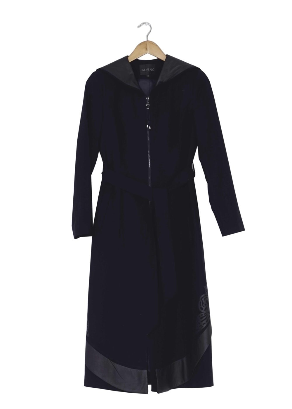 Tesettür giyim LACİVERT 1616 Orka Tesettür Trench