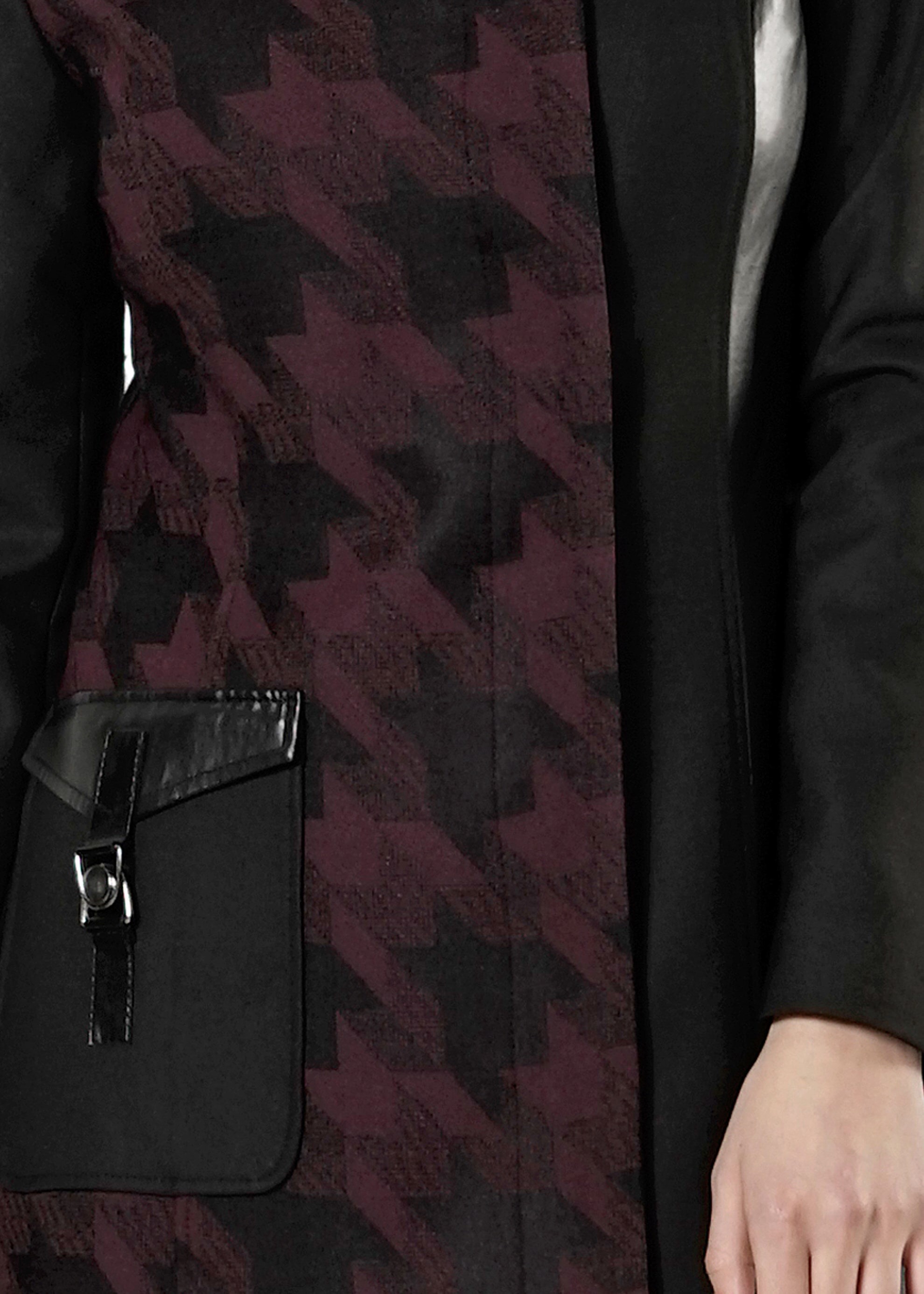 Tesettür giyim MÜRDÜM KAZAYAĞI DETAYLI TRENÇKOT 1632 