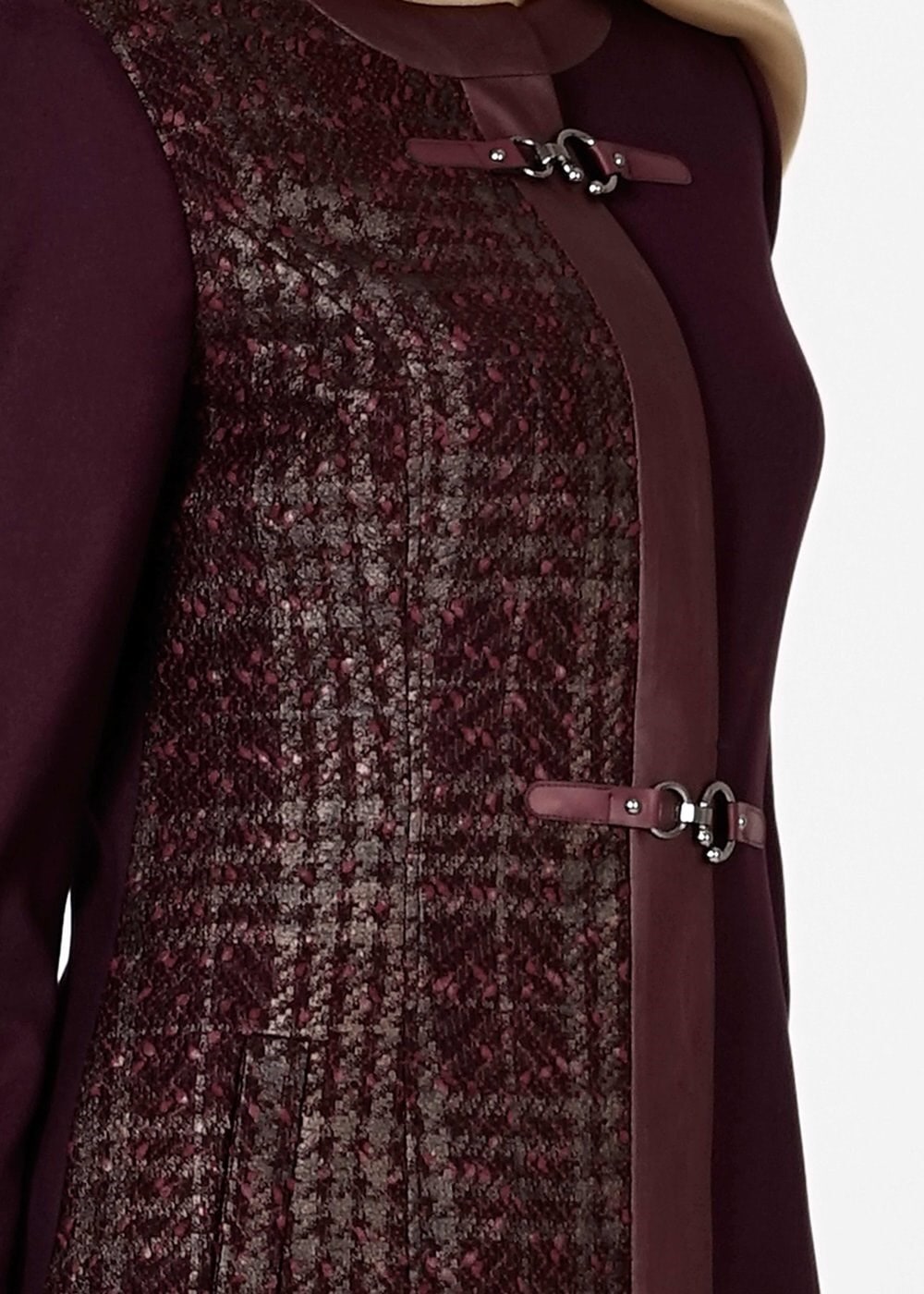 Tesettür giyim MÜRDÜM 1639 KABAN