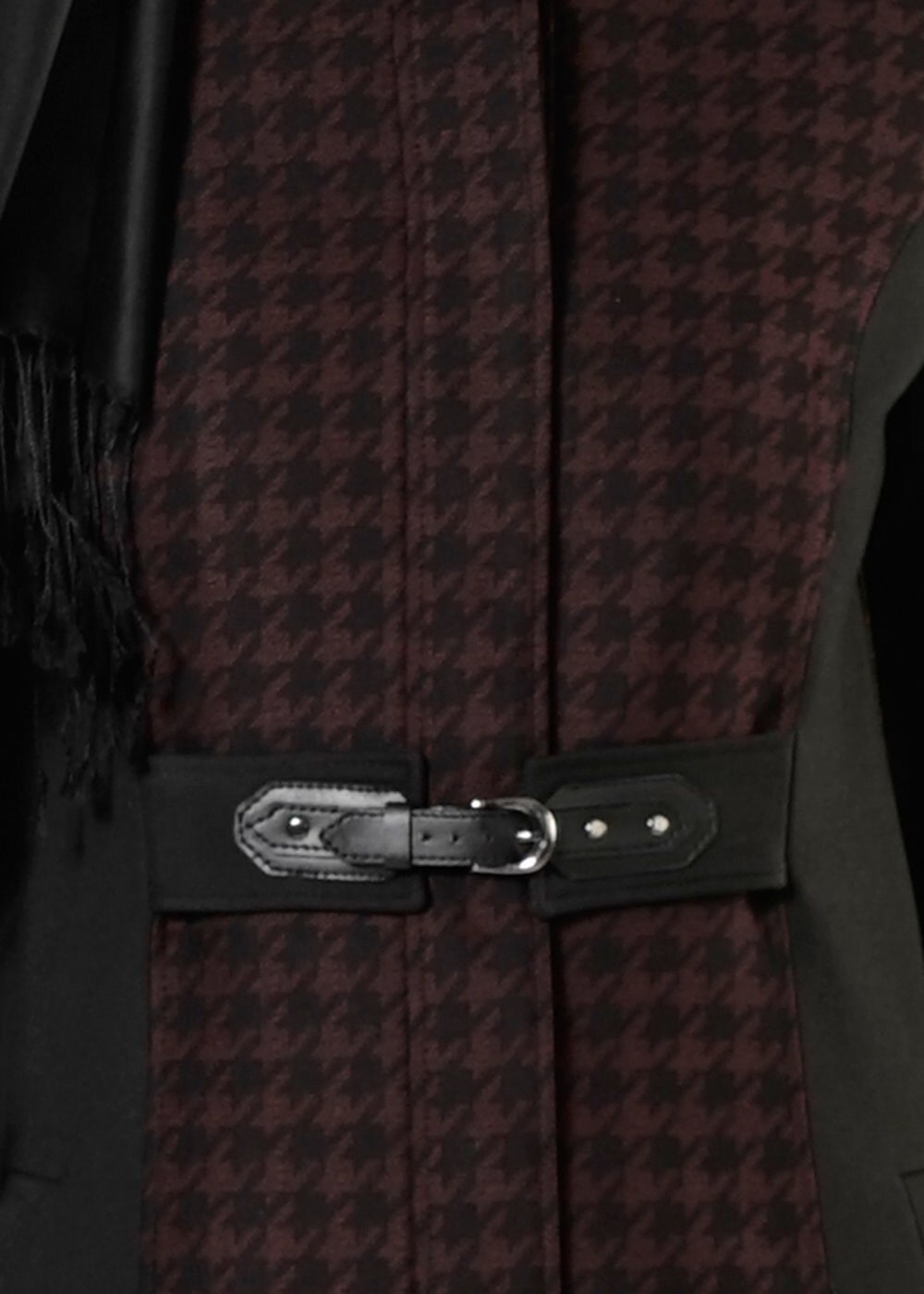 Tesettür giyim BORDO 1670 TRENÇKOT