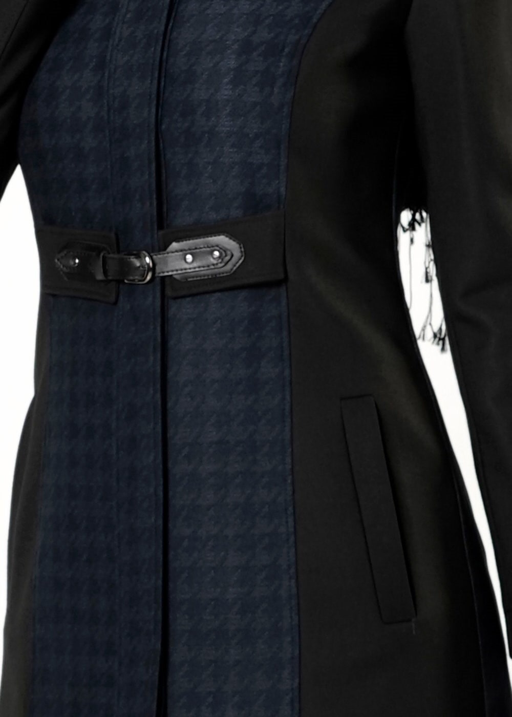 Tesettür giyim LACİVERT 1670 TRENÇKOT