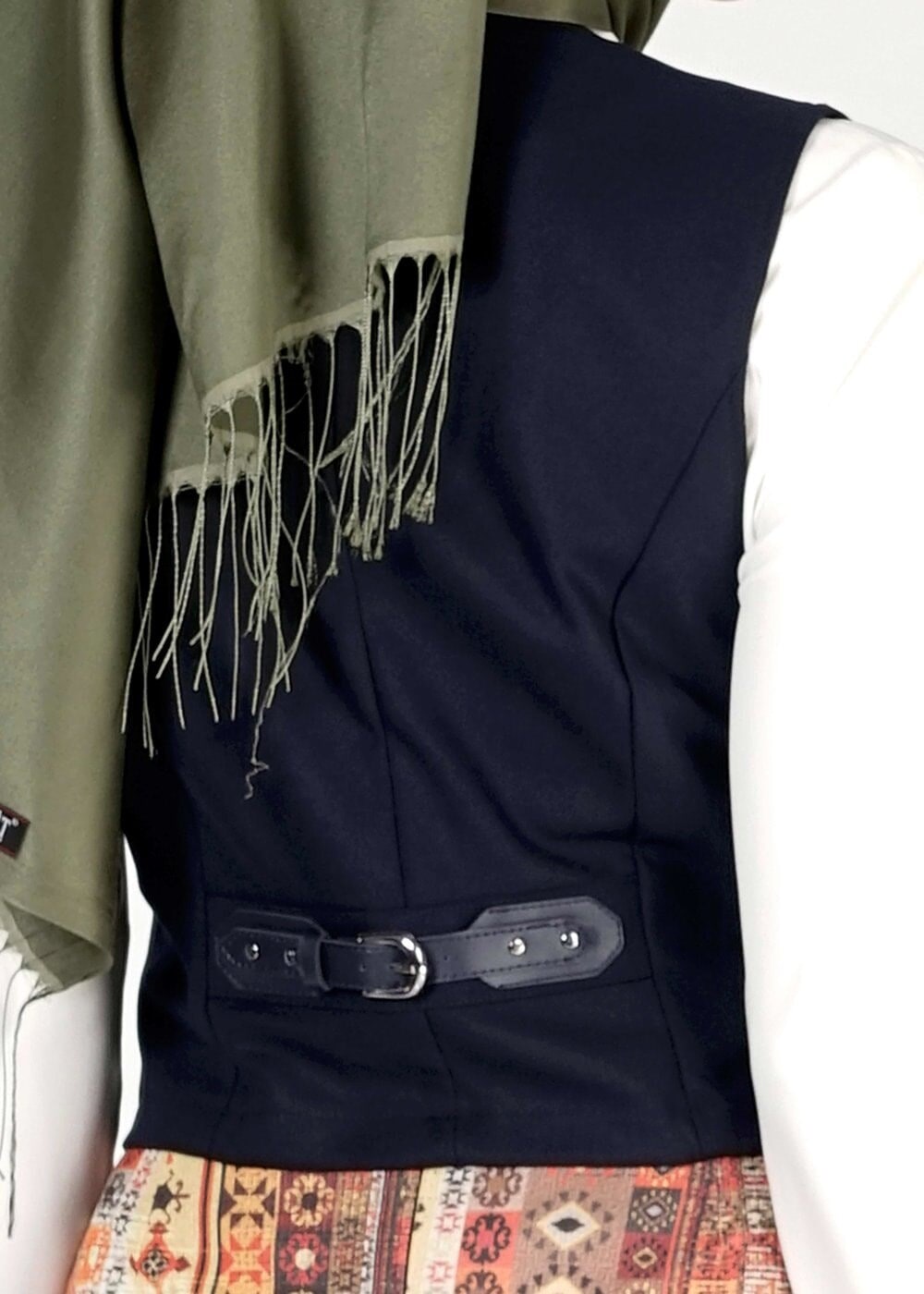 Tesettür giyim LACİVERT 4084 YELEK