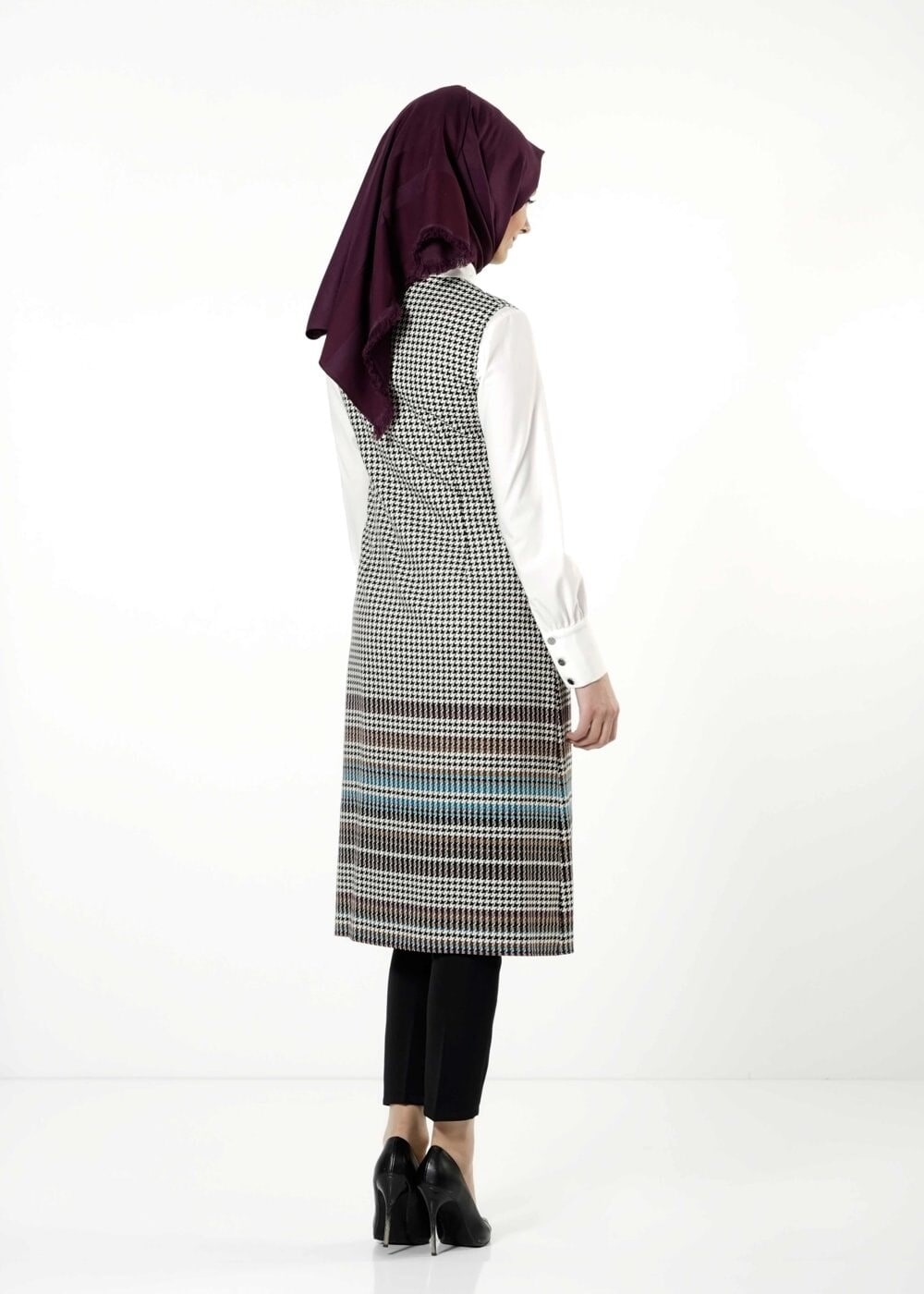 Tesettür giyim BEJ 4153 YELEK