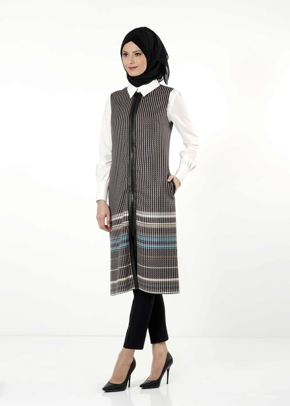 Tesettür giyim MÜRDÜM 4153 YELEK