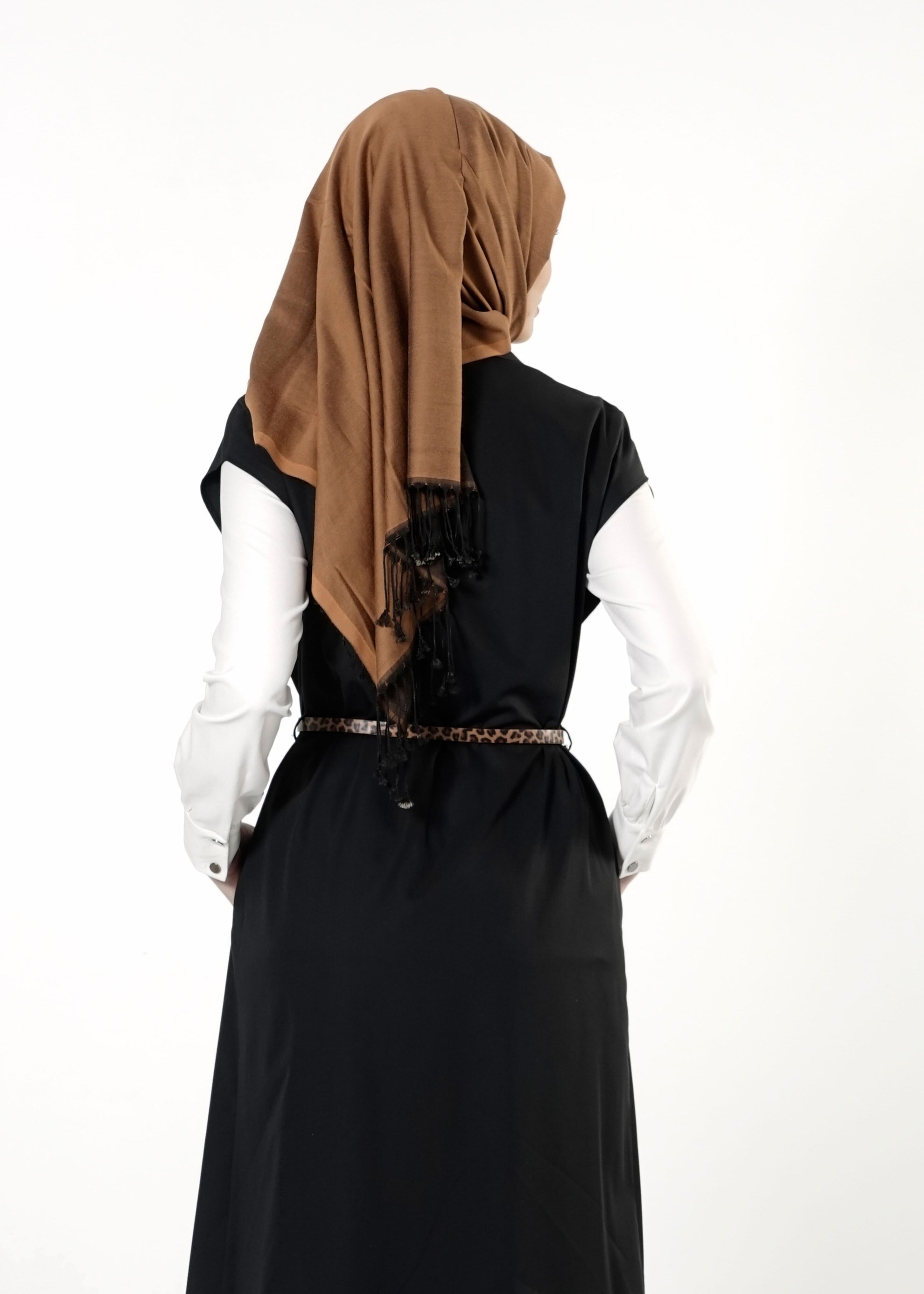 Tesettür giyim SİYAH CEPLİ YELEK 4158 