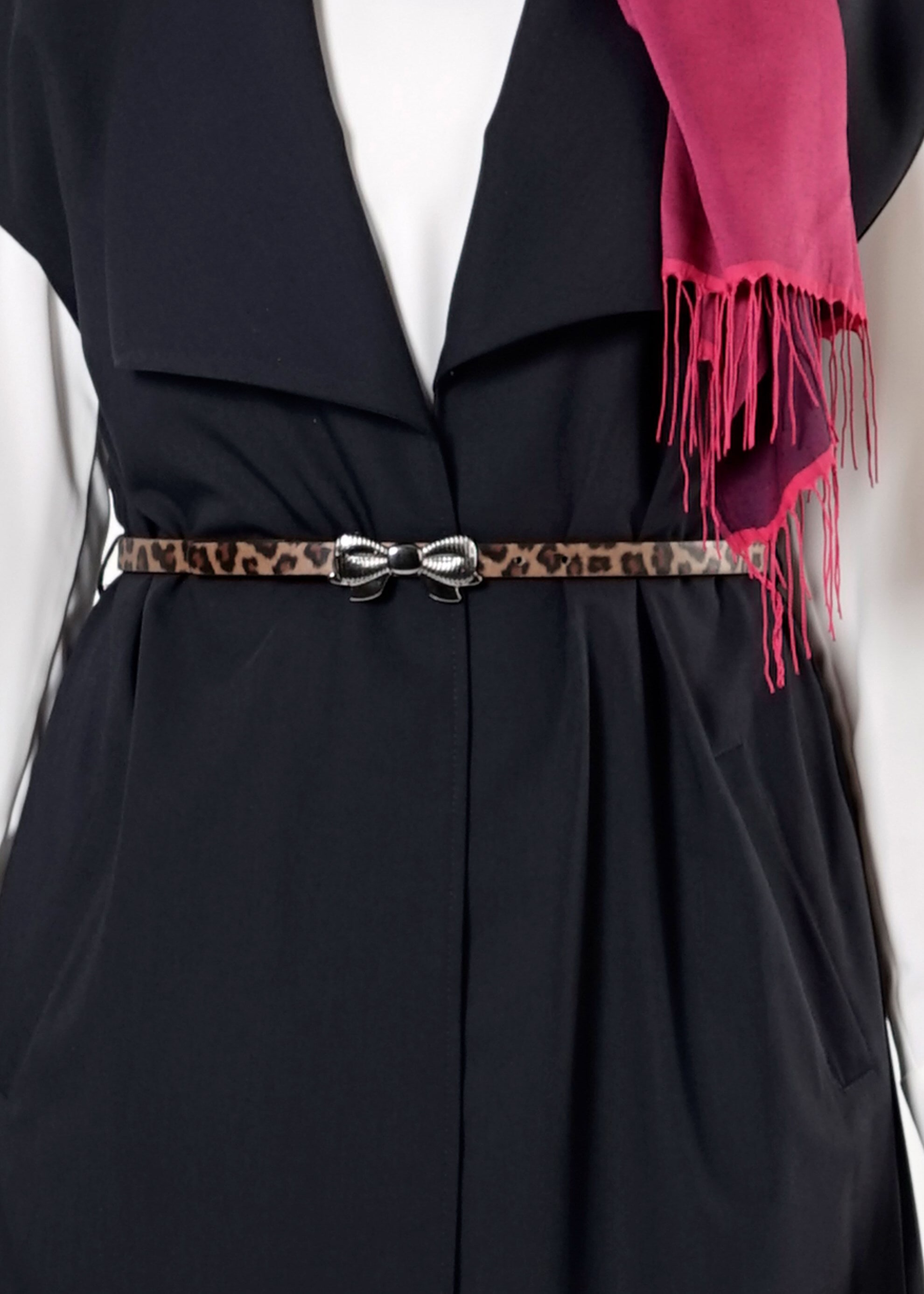 Tesettür giyim LACİVERT CEPLİ YELEK 4158 