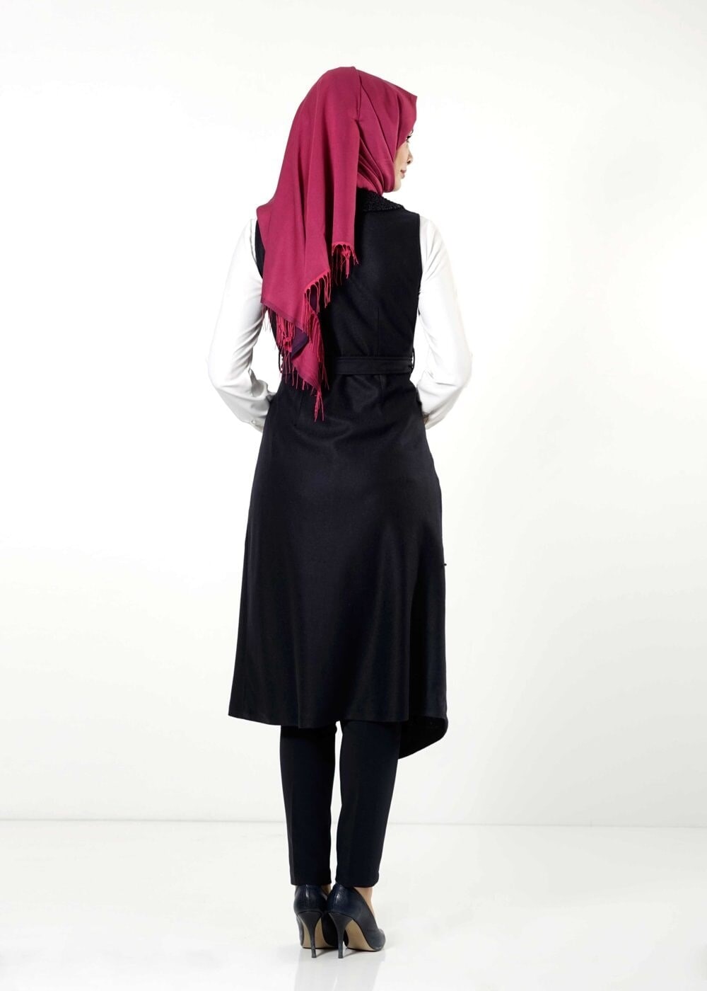 Tesettür giyim LACİVERT 4171 YELEK