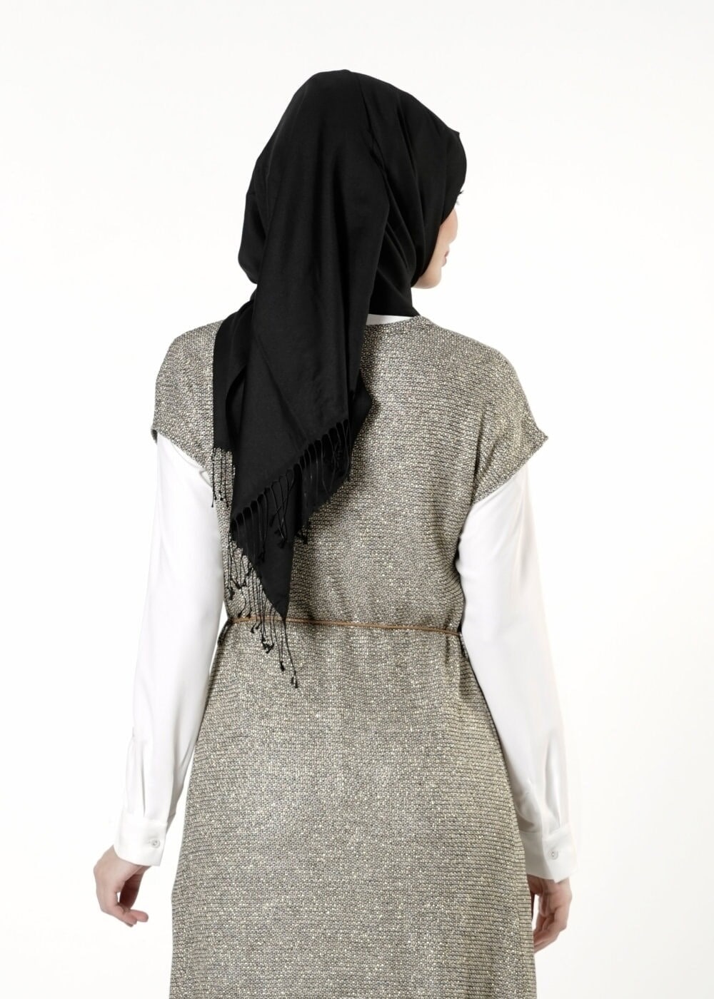 Tesettür giyim SİYAH 4172 YELEK