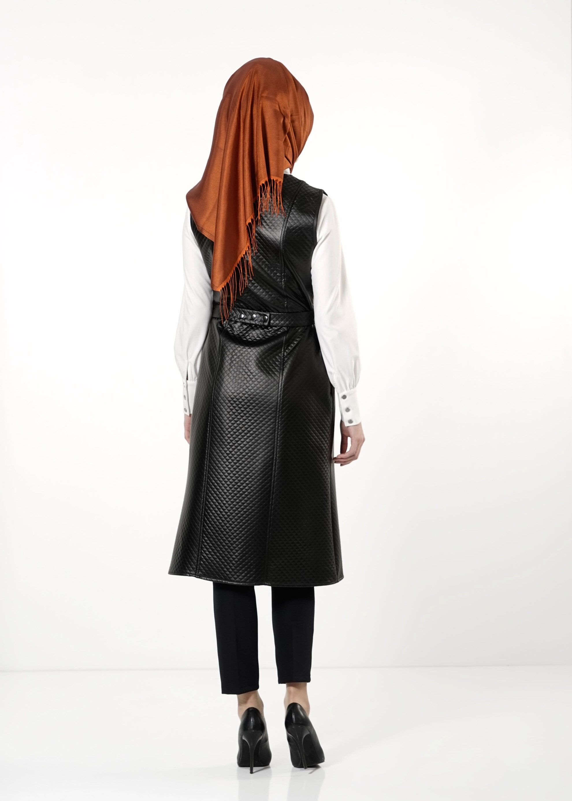 Tesettür giyim SİYAH 4015-1 YELEK