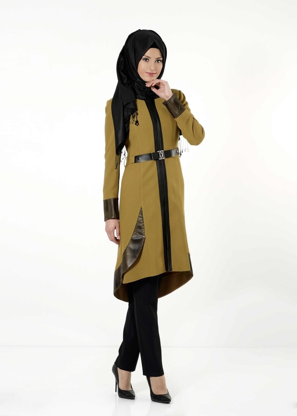 Tesettür giyim SARI 3170P NOBBY 2&prime;Lİ PNT.TKM