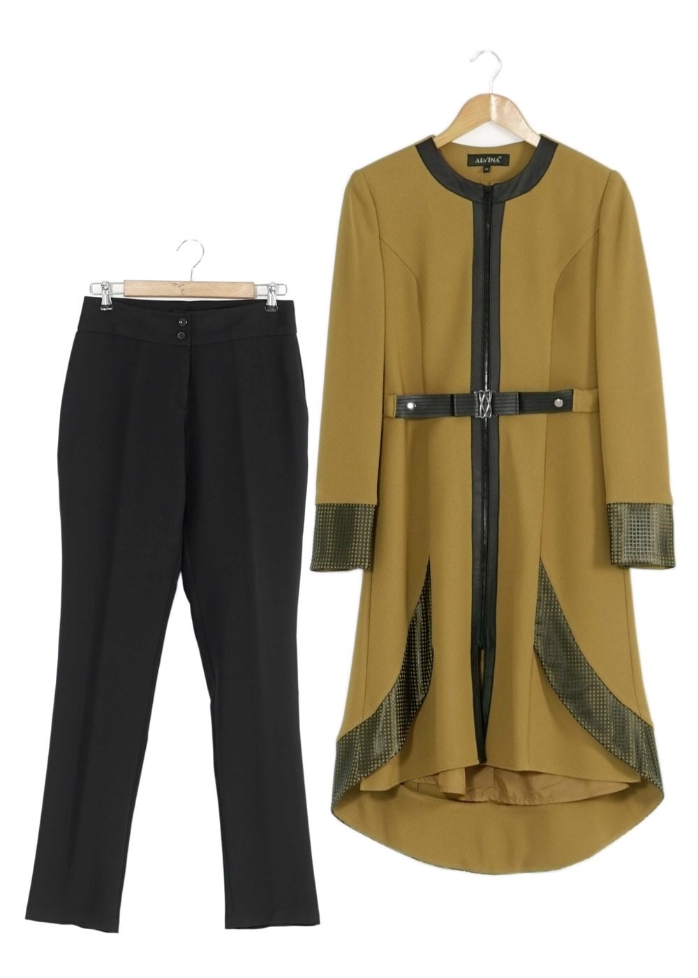 Tesettür giyim SARI 3170P NOBBY 2&prime;Lİ PNT.TKM