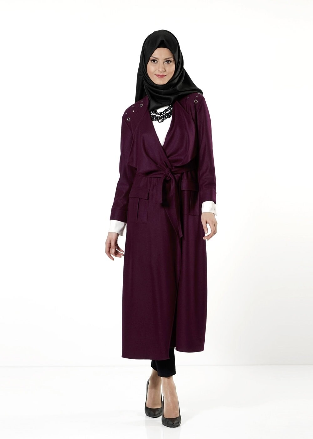 Tesettür giyim BORDO 4197 BETY TUNİK 36/44(38-40) TEK42
