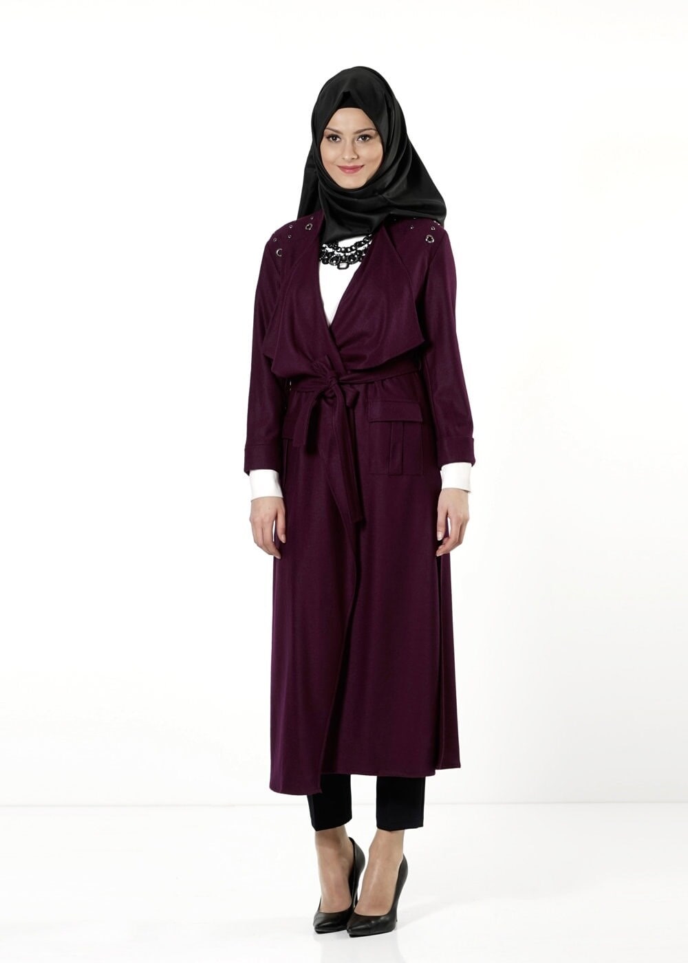 Tesettür giyim BORDO 4197 BETY TUNİK 36/44(38-40) TEK42