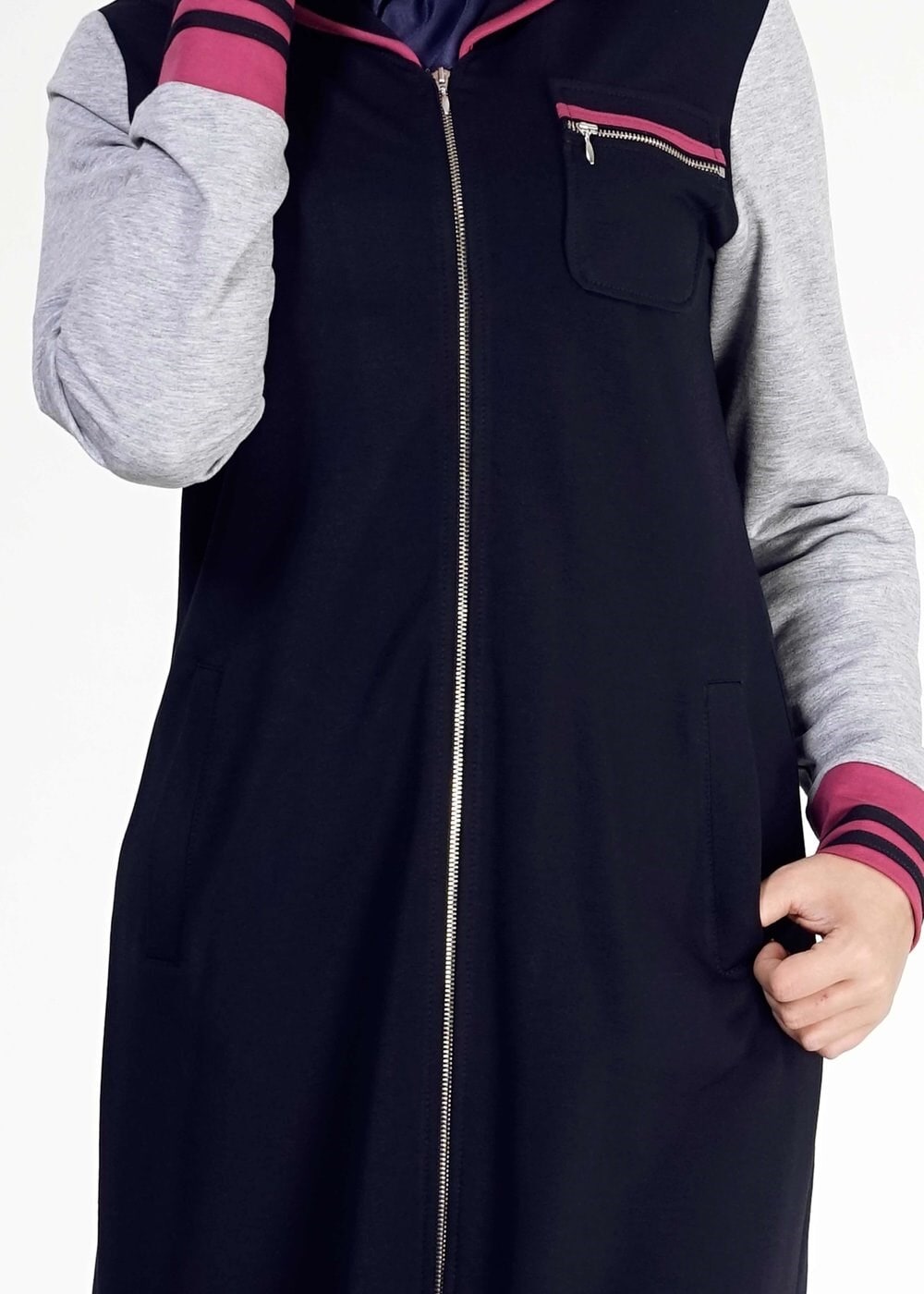 Tesettür giyim LACİVERT 4782 TUNİK