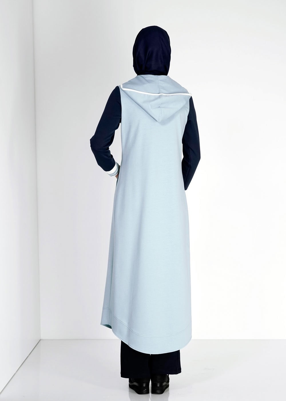 Tesettür giyim MAVİ 4782 TUNİK