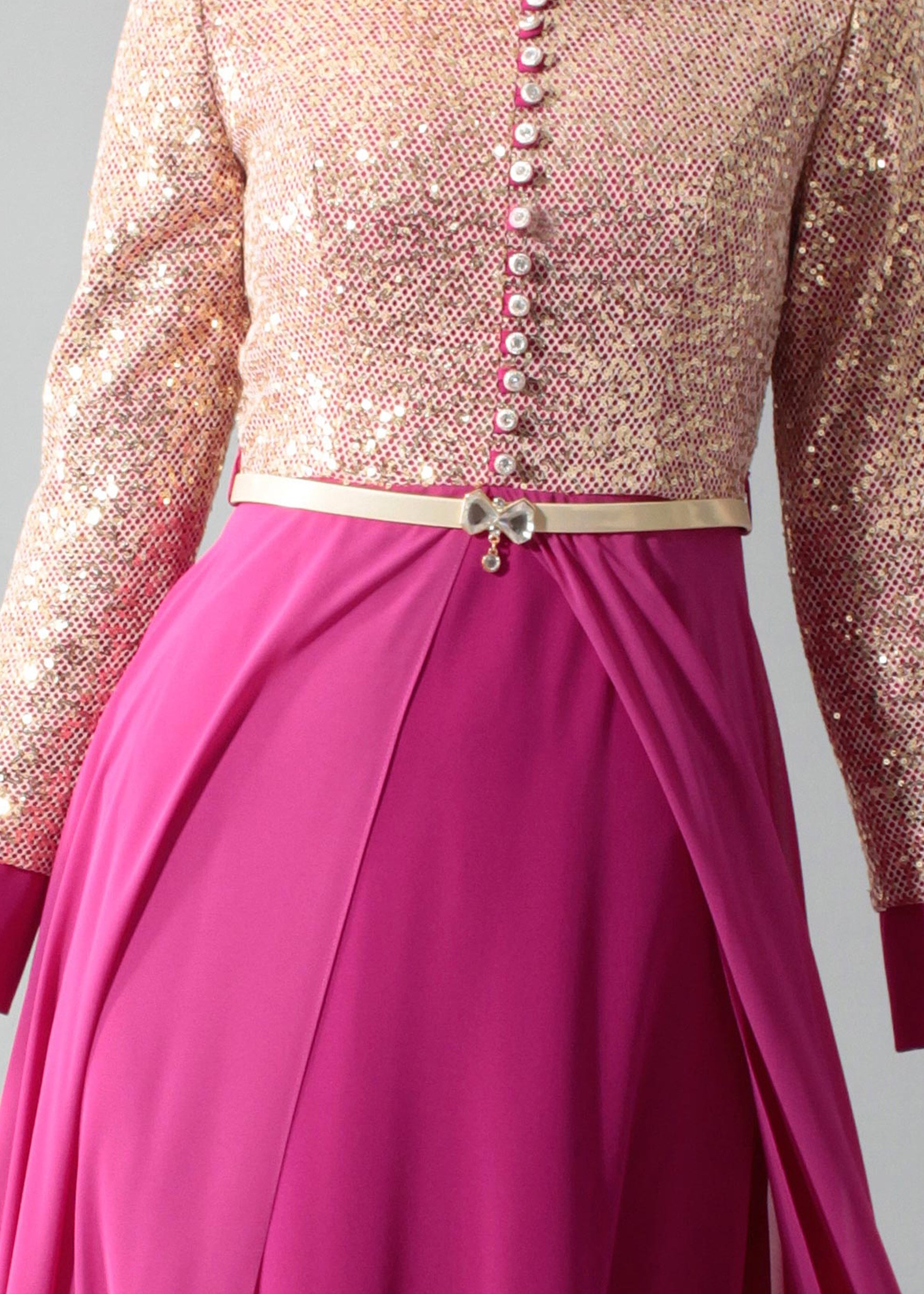 Tesettür giyim MOR 5242 CRİSS TESETTÜR ABİYE 38/44