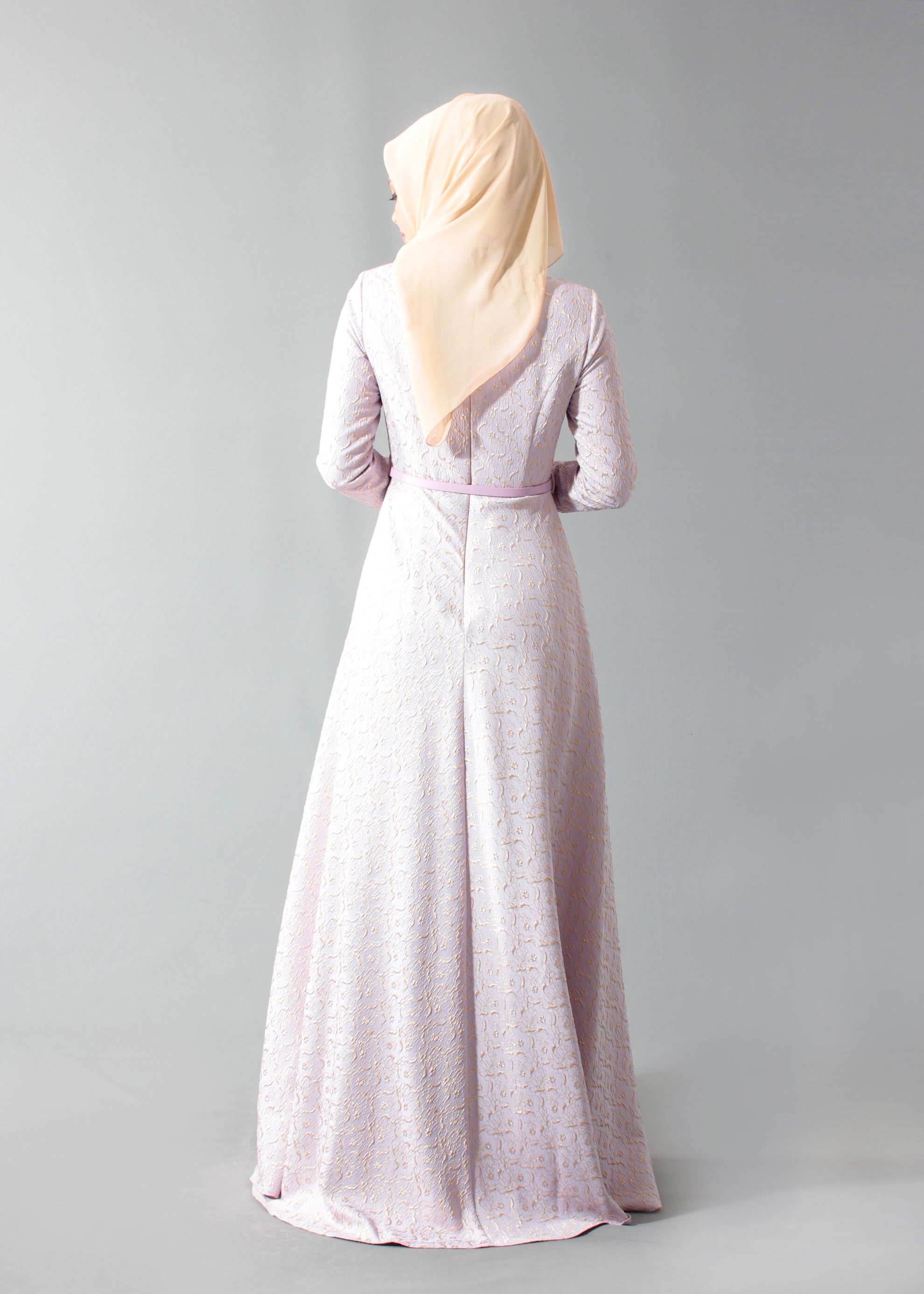 Tesettür giyim MOR 5275 JAKAR 1601 TESETTÜR ABİYE 38/42 TEK40