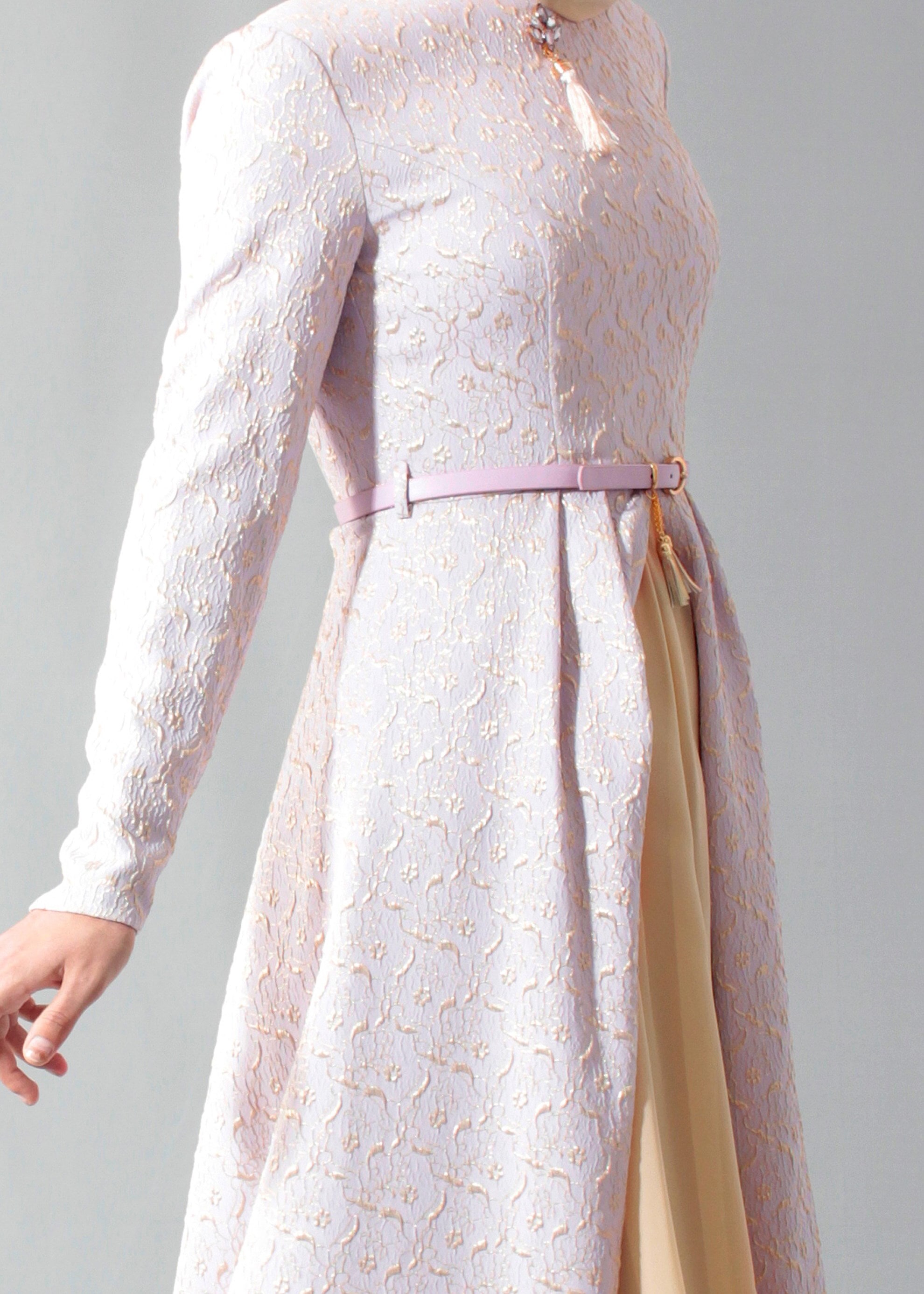 Tesettür giyim MOR 5275 JAKAR 1601 TESETTÜR ABİYE 38/42 TEK40