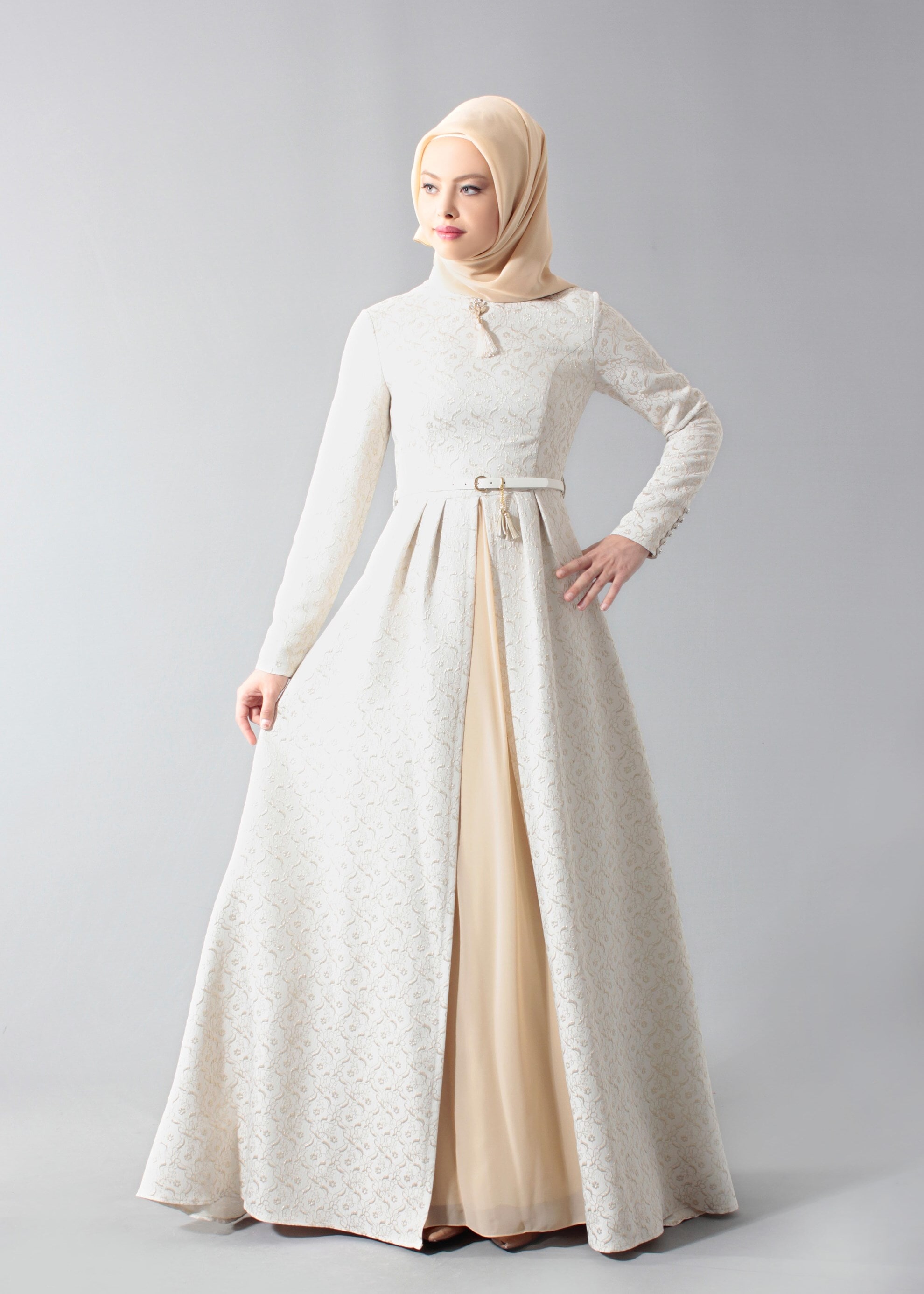 Tesettür giyim ALTIN 5275 JAKAR 1601 TESETTÜR ABİYE 38/42 TEK40