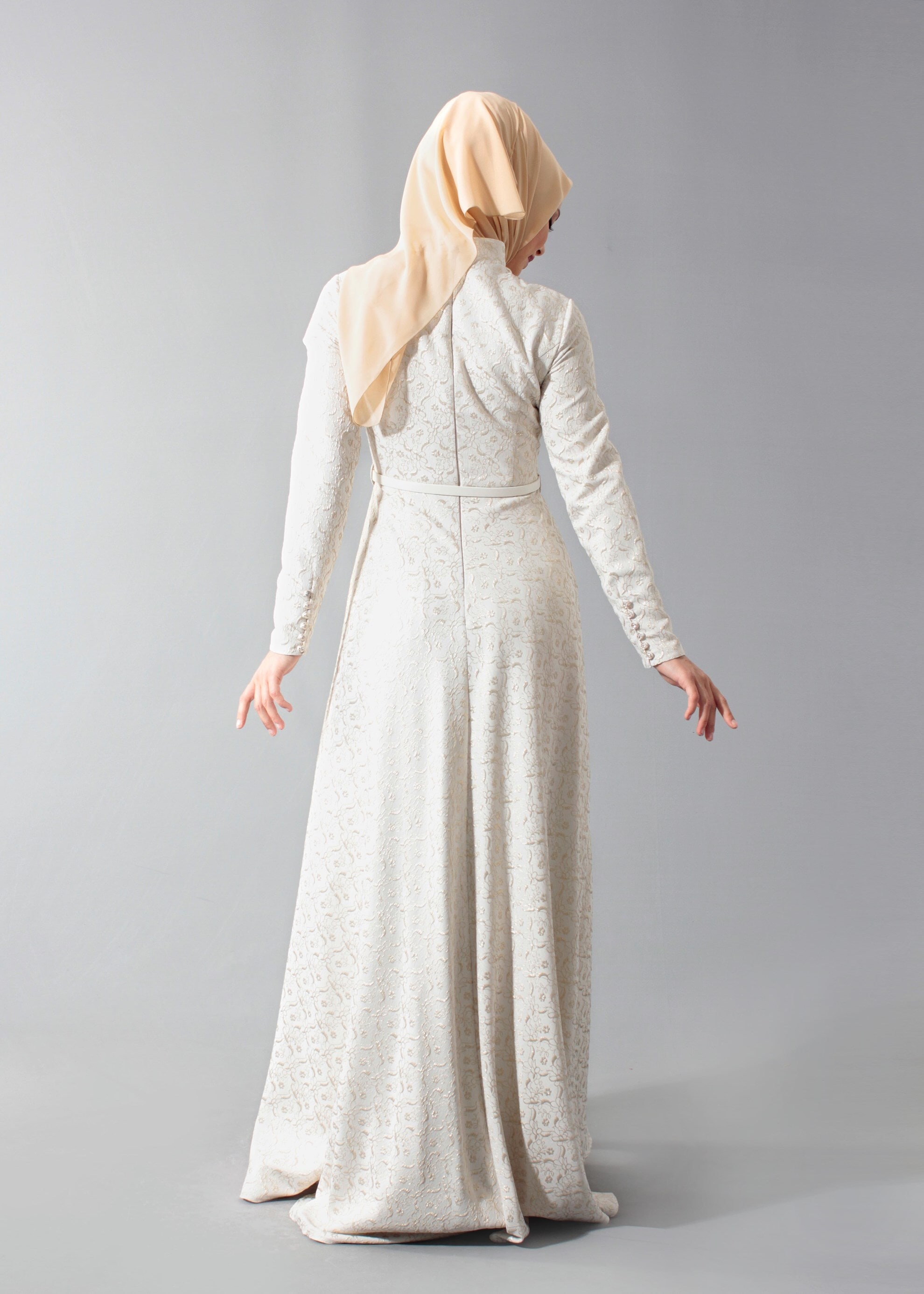 Tesettür giyim ALTIN 5275 JAKAR 1601 TESETTÜR ABİYE 38/42 TEK40