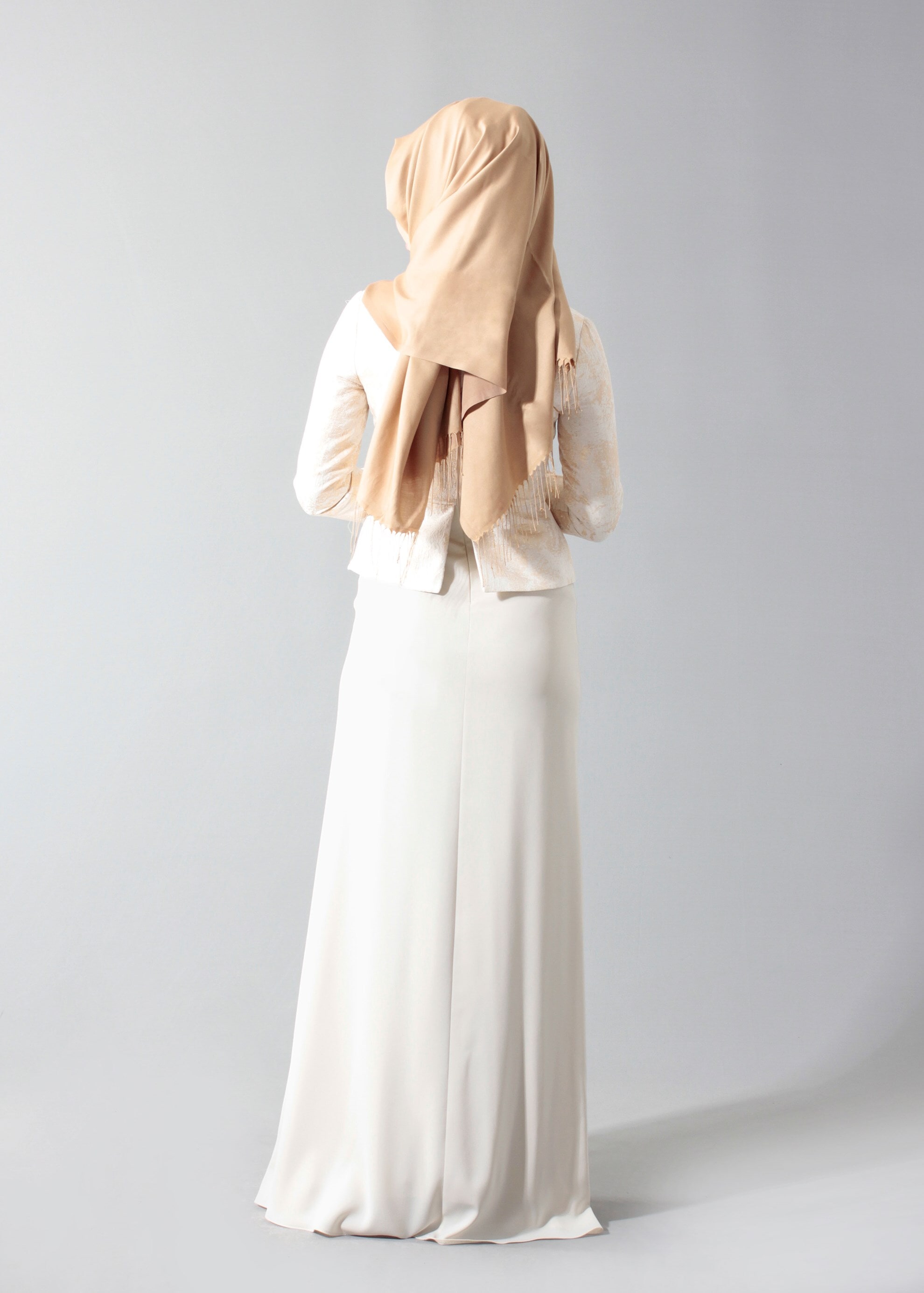 Tesettür giyim BEJ 5292 Jakar 694 Tesettür Abiye 38/46 TEK40